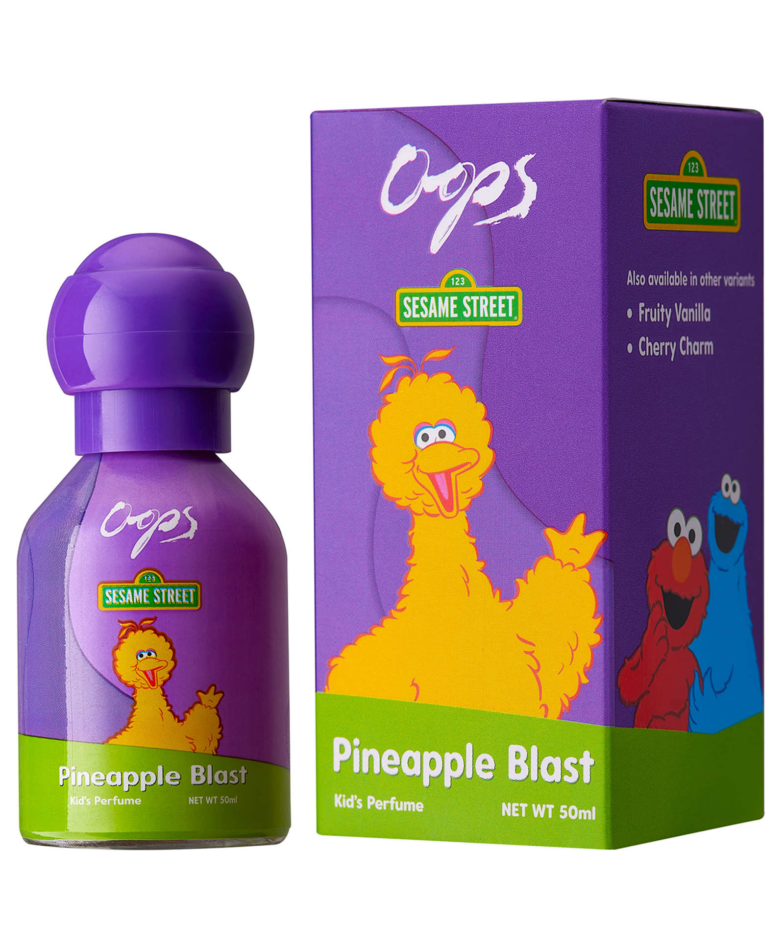Oops Sesame Street Eau De Parfum - Big Bird's Pineapple Blast, 50 ml-picture-3