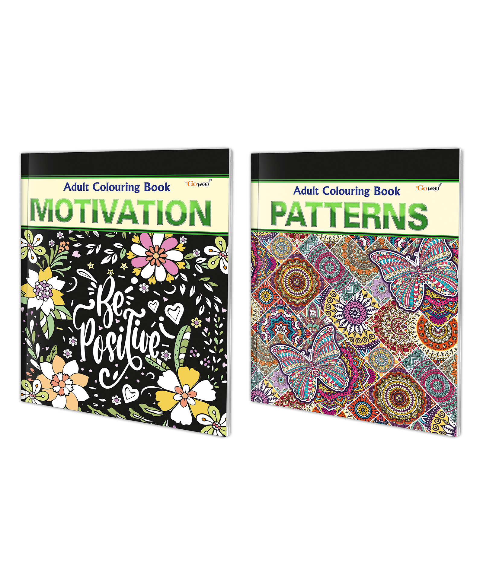 Motivation and Patterns Adult Colouring Books : Coloring Book for Adults, Art Therapy Coloring, Creative Coloring art, Coloring Book for peace and relaxation| Combo of 2 Adult colouring books- English-image-26
