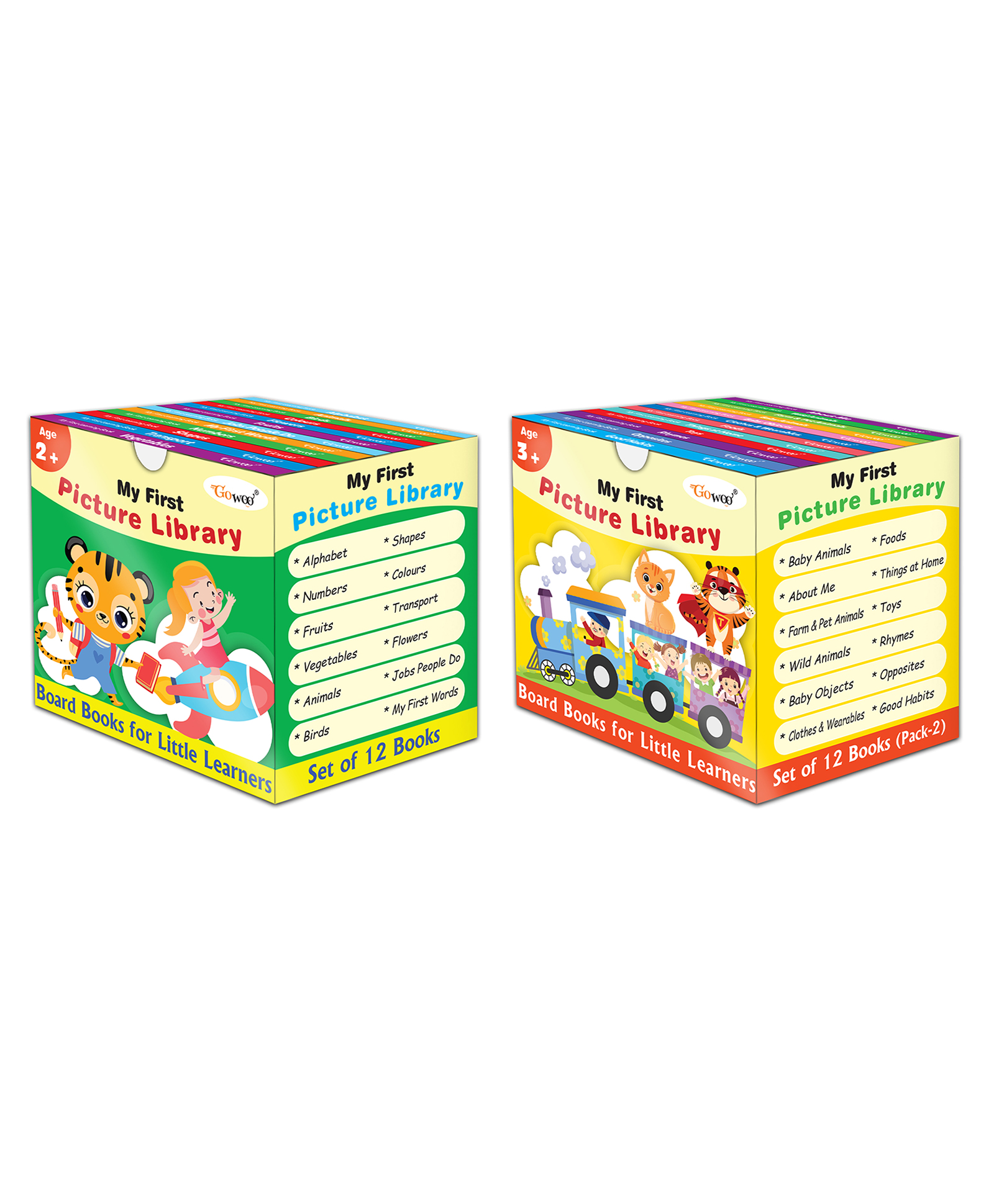 My First Picture Library Pack 1 and 2 (Green Edition) and (Yellow Edition) : Educational Board Book Collection, Preschool Kids Books, Kids Educational Board Book | Pack of 2 Picture Library Boxes-image-23
