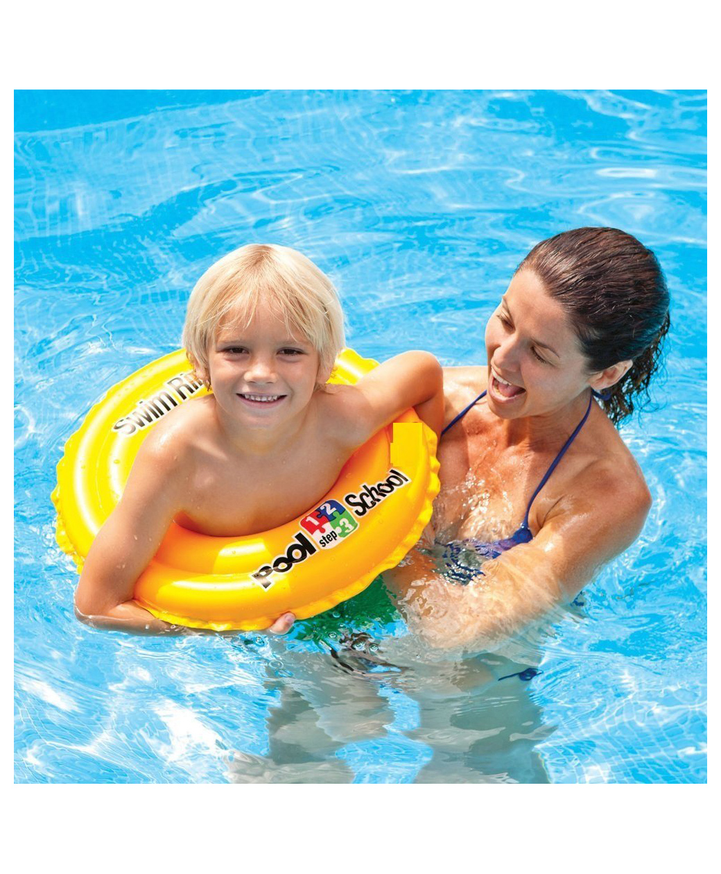 Sanjary Inflatable Pool School Step 2 Swimming Ring Pool for kids -Color & Design May Vary-picture-29