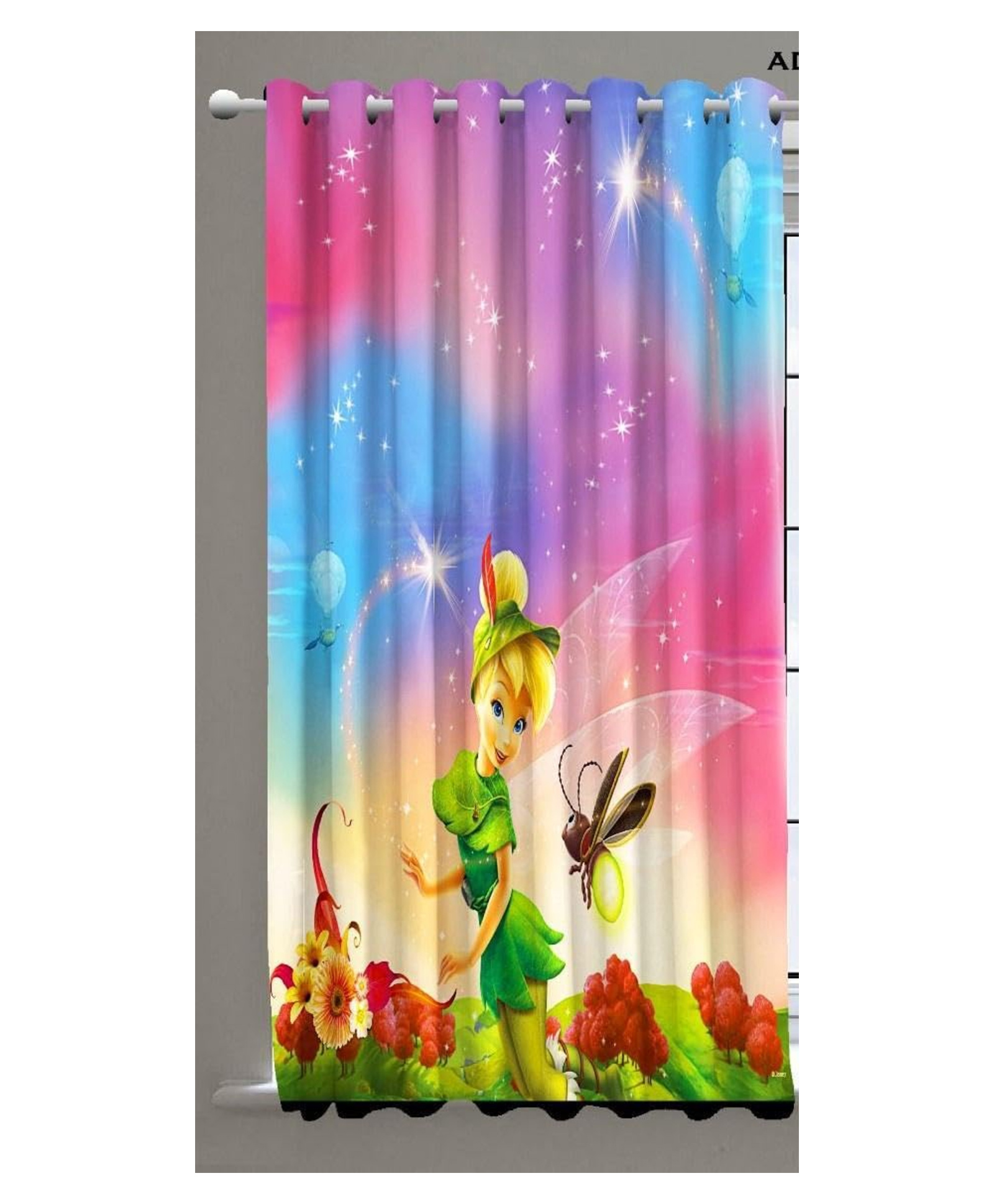 FILYMORE Curtains for Kids Room/Play School Cartoon Pink Colors Cartoon Design Parde 7x4 Feet Long Set of 1, Door Curtain-image-17