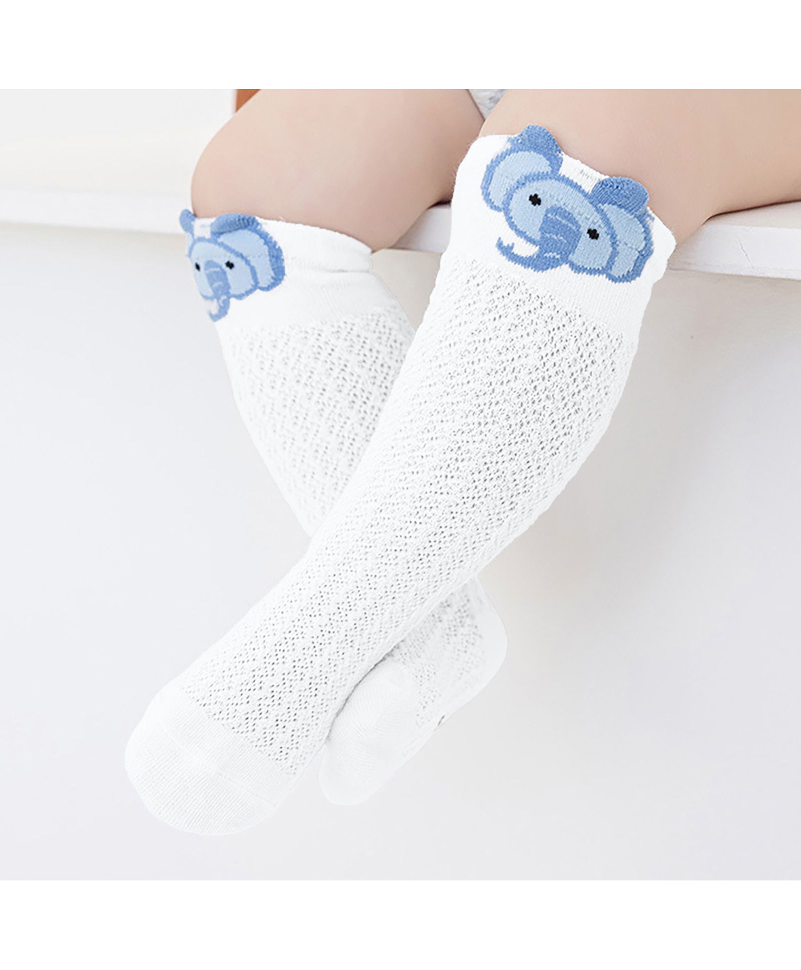 SYGA Cotton Knitted Socks - White-picture-32