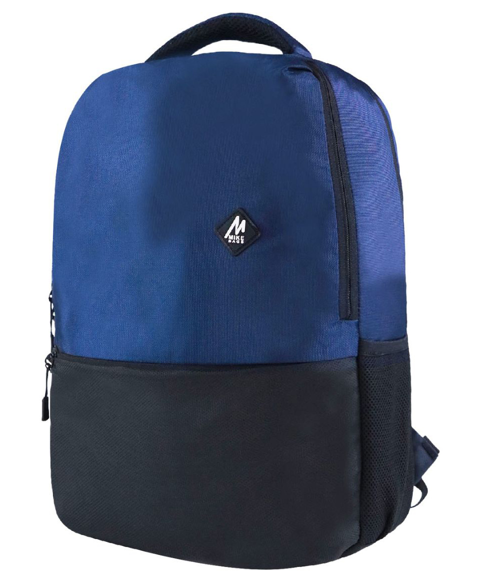 Mike Urbanite Laptop Backpack Blue & Black - Height 17 Inches-image-43