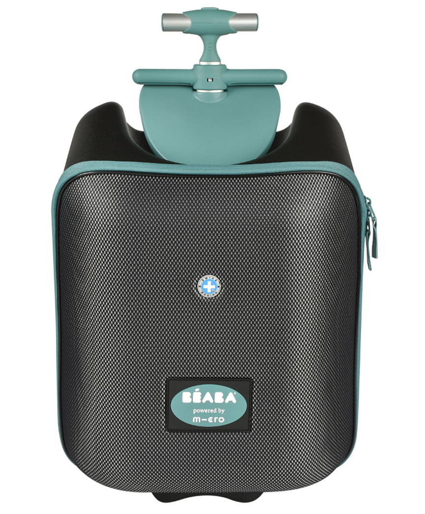 Beaba Ride On Cabin Suitcase with Child Seat Green Blue 4Yrs+- 22 inches-image-45