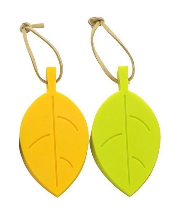 Syga Silicone Leaf Shaped Door Stoppers Block Wedge Doorstops - Pack of 2 (Colour May Vary)-image-4