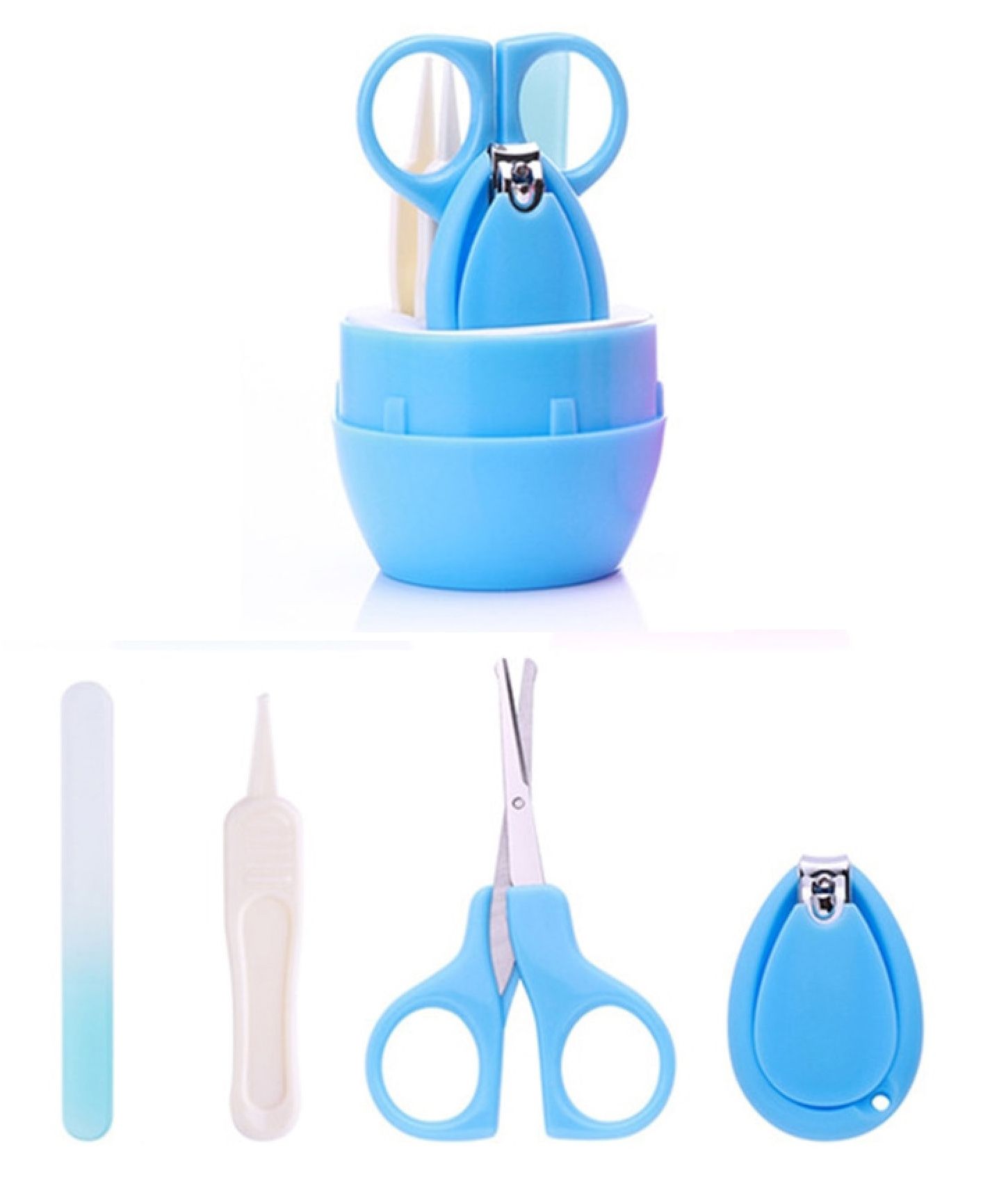 Syga Baby Grooming Kit Pack of 4 - Blue-image-19