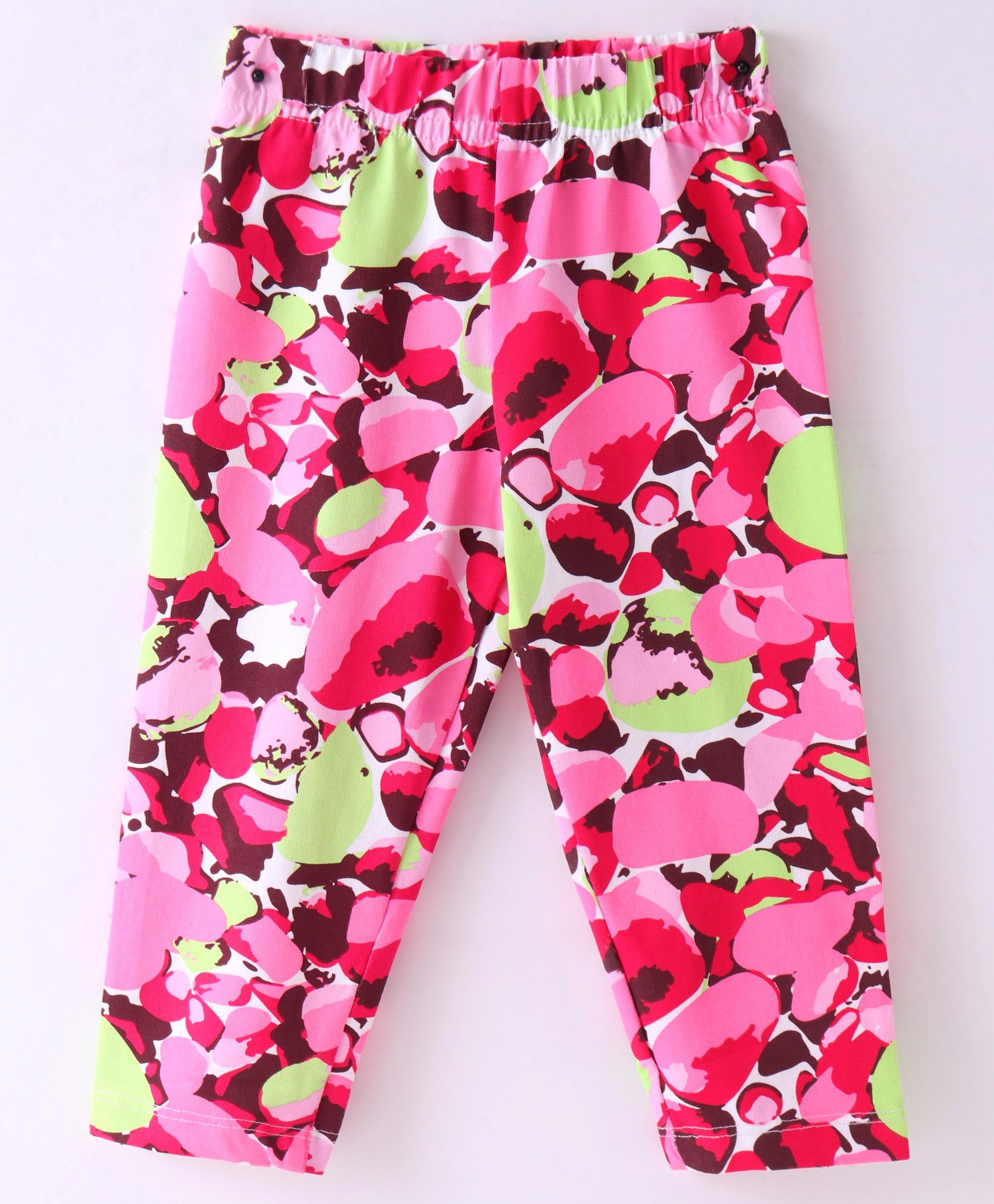 Doreme Single Jersey Knit Full Length Printed Leggings - Multicolor-image-31