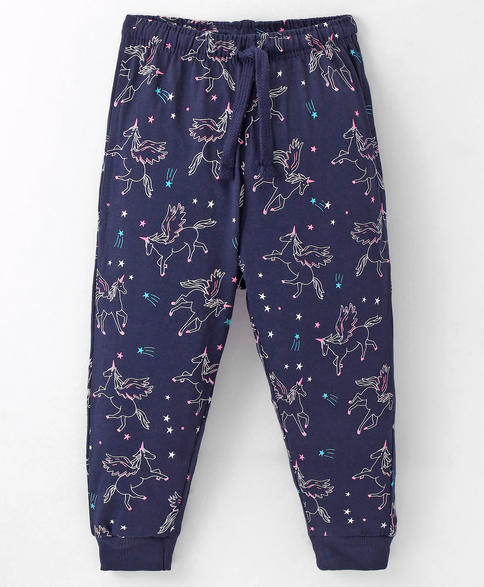 Doreme  Single Jersey Full Length Legging with Unicorn Print - Blue-picture-18