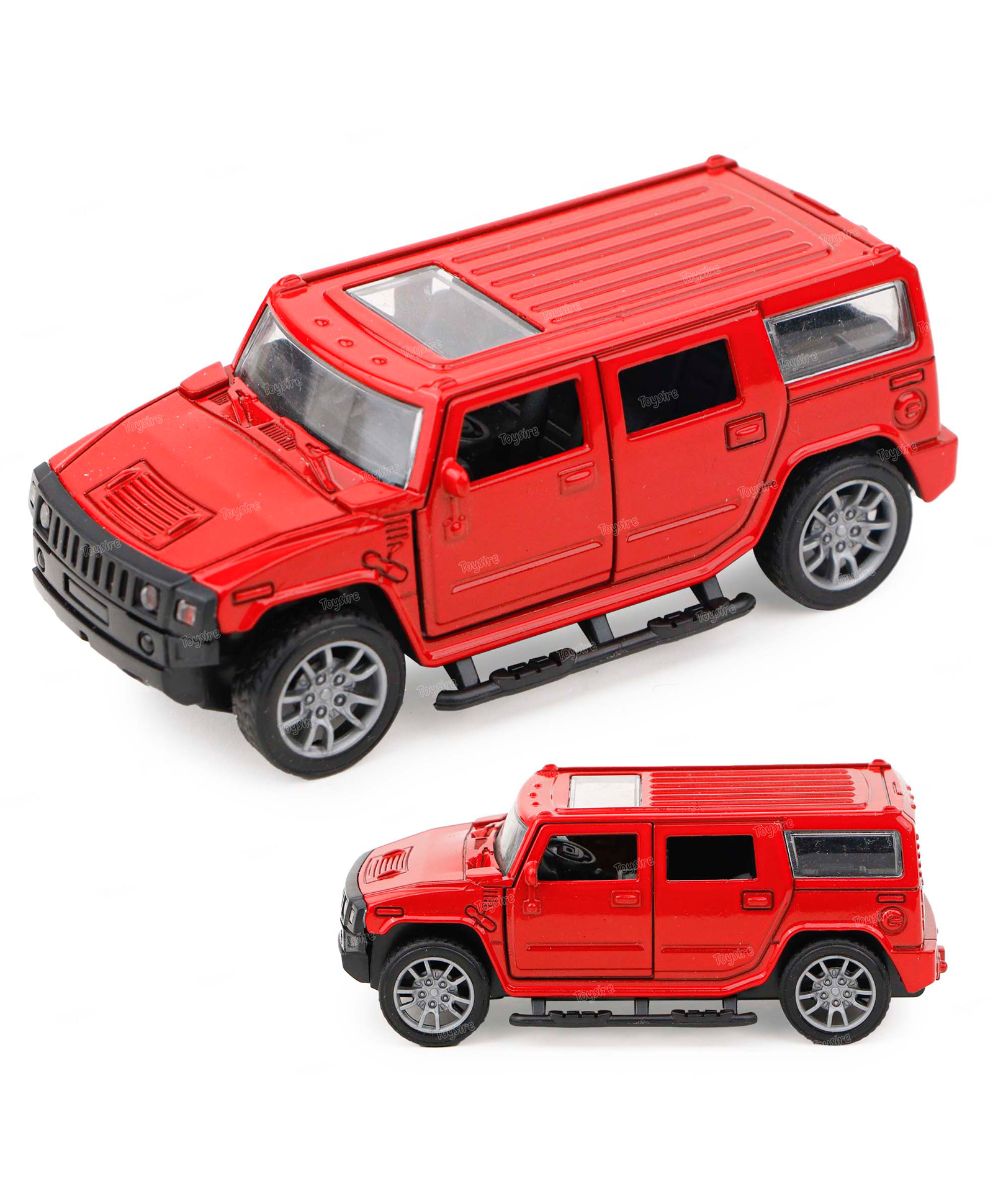Toysire Hummer Metal Alloy Pull Back Car Diecast Electronic Toys with Openable Doors Toys for Kids-image-35