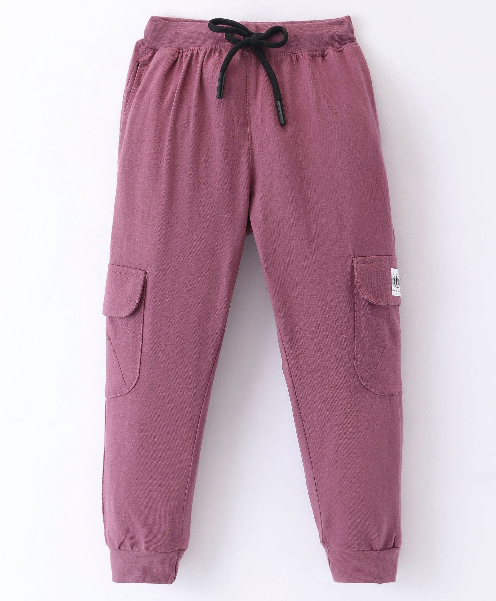 Evimo Single Jersey Full Length Solid Lounge Pant - Plum-picture-16