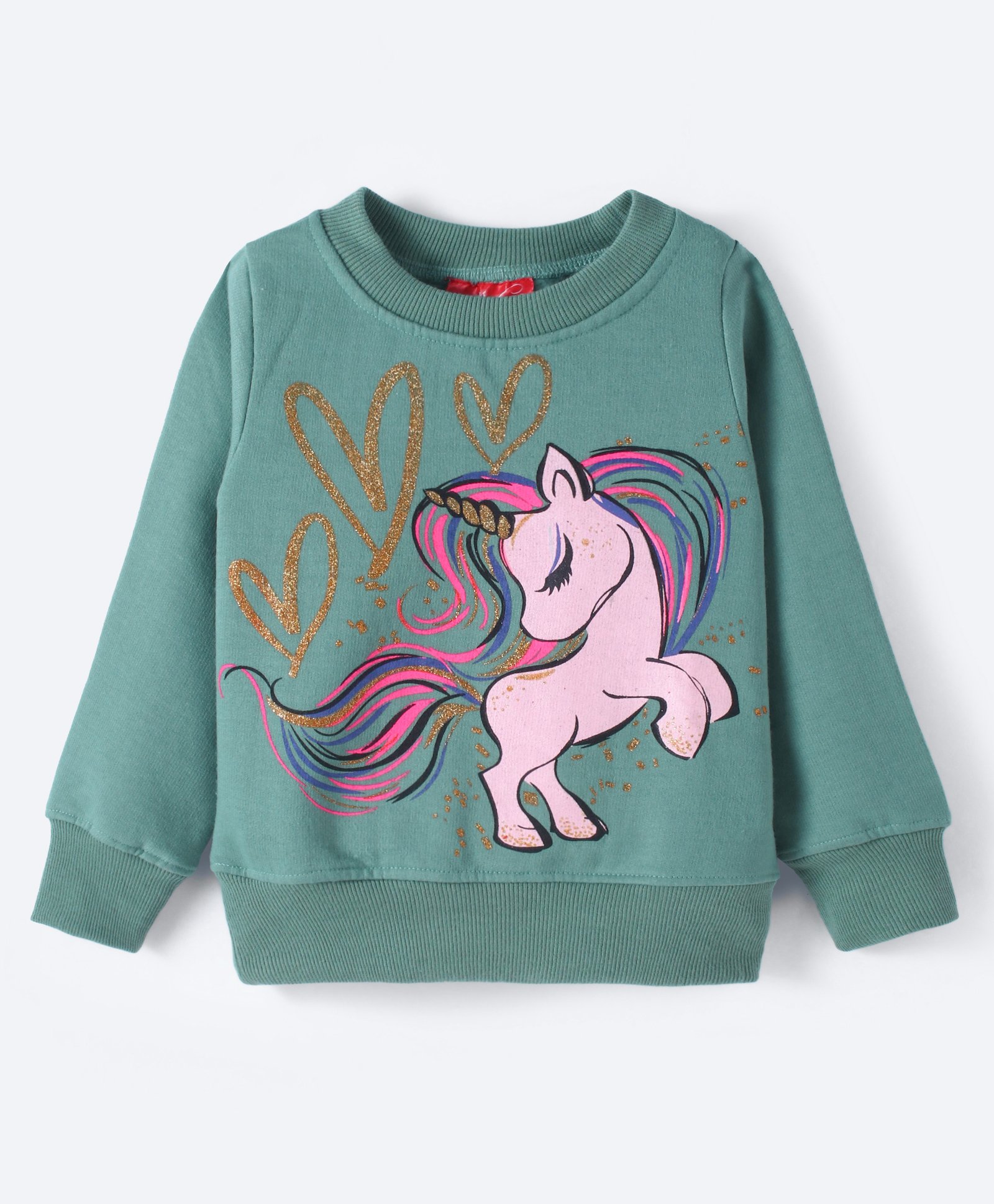 Pspeaches Full Sleeves Unicron Printed Sweatshirt - Green-picture-16