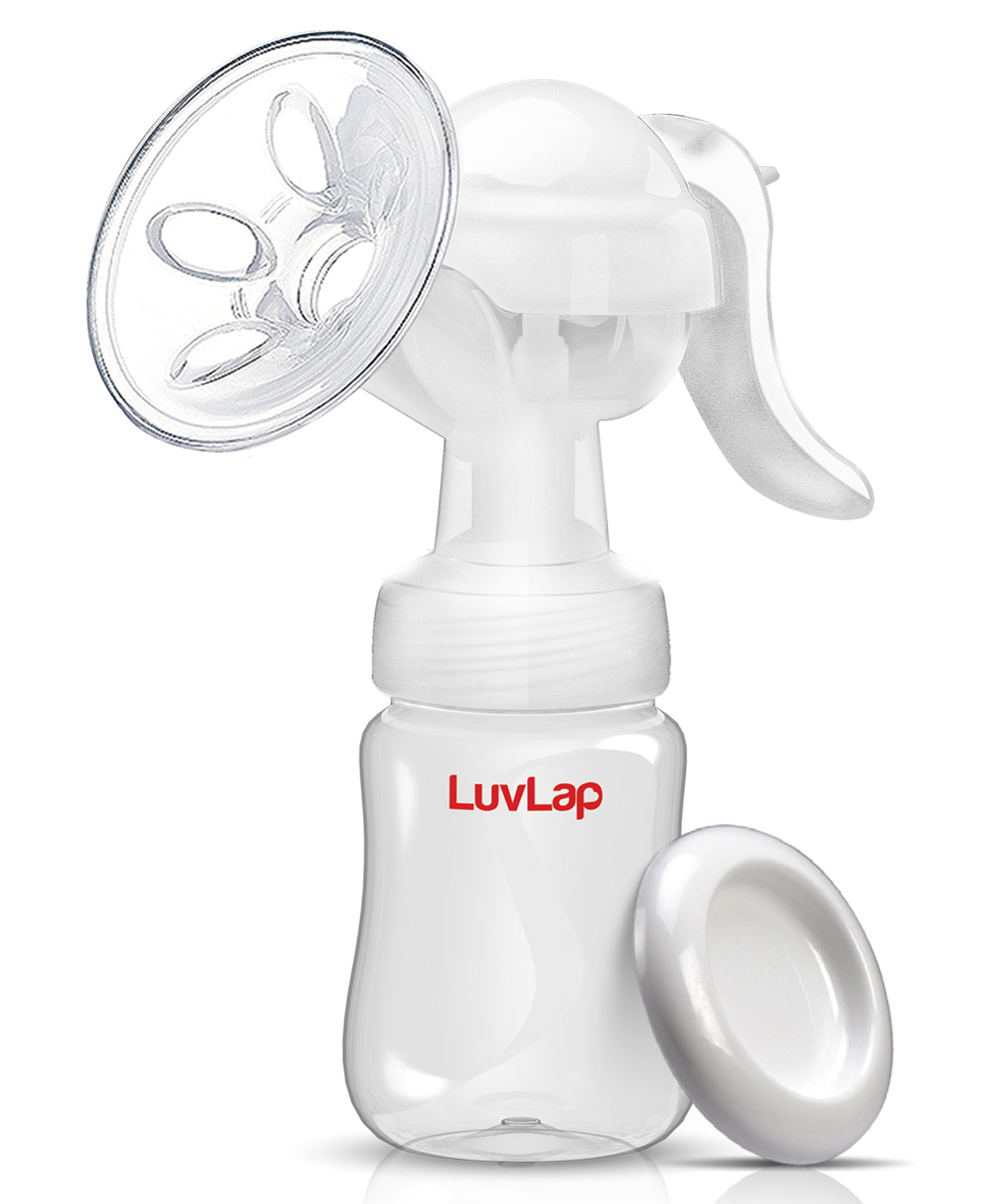LuvLap Comfy Manual Breast Pump - White-image-38