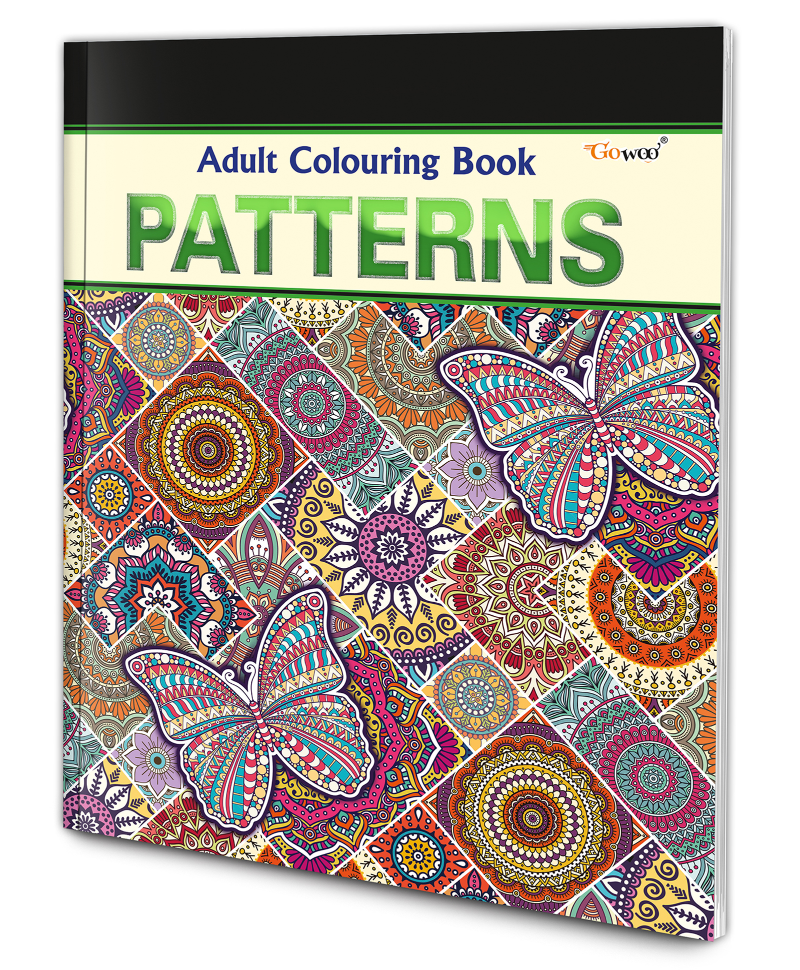 Patterns - Adult Colouring Book : Coloring Book for Adults, Art Coloring Book, Mindful Art Coloring, Creative Coloring fun, Relaxing Art Coloring Book-image-25