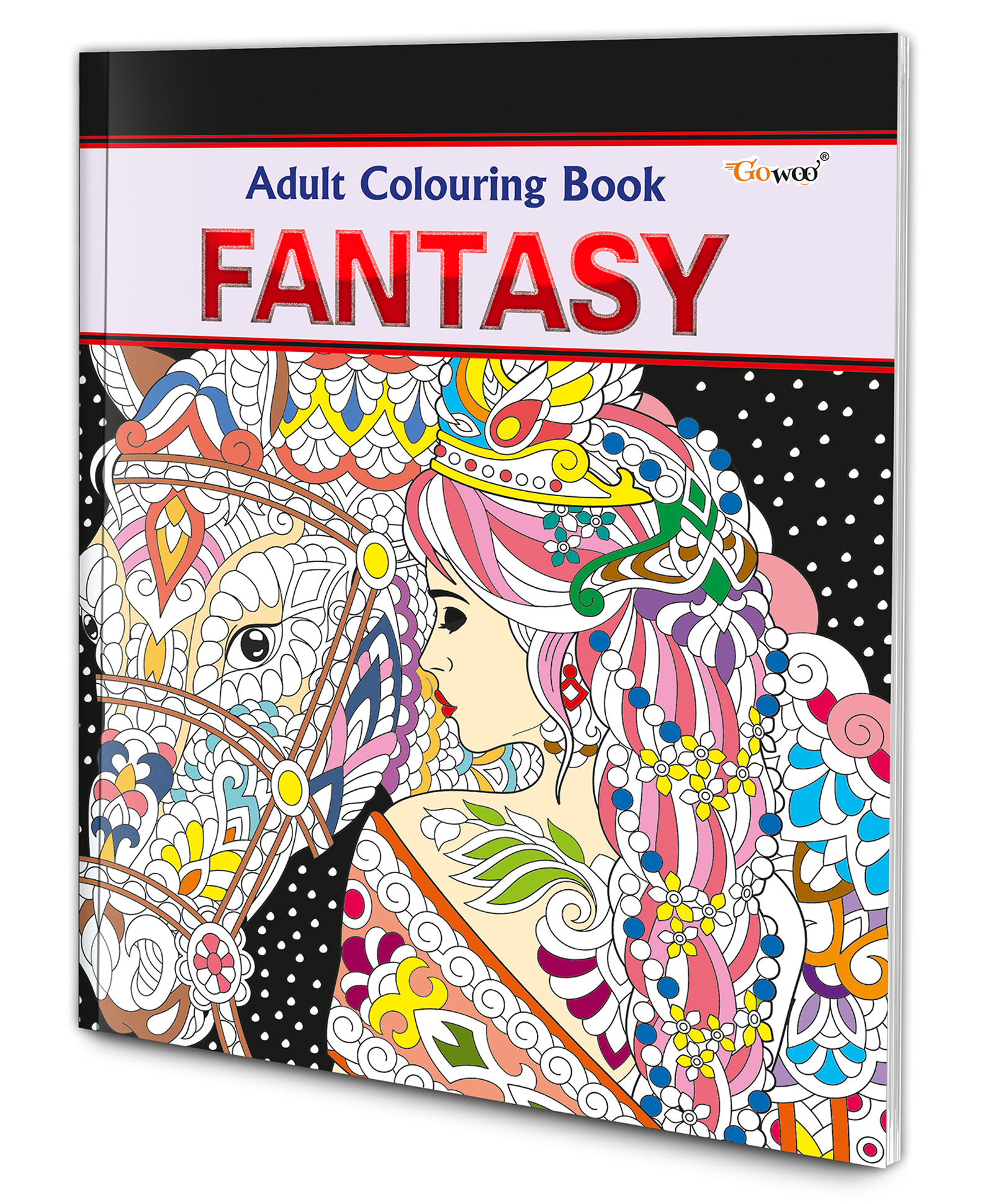 Fantasy - Adult Colouring Book : Art Colouring book for Adults & Kids, Creative Coloring for Adults, Relaxing Art Coloring, Colouring book for Peace and Relaxation-image-3