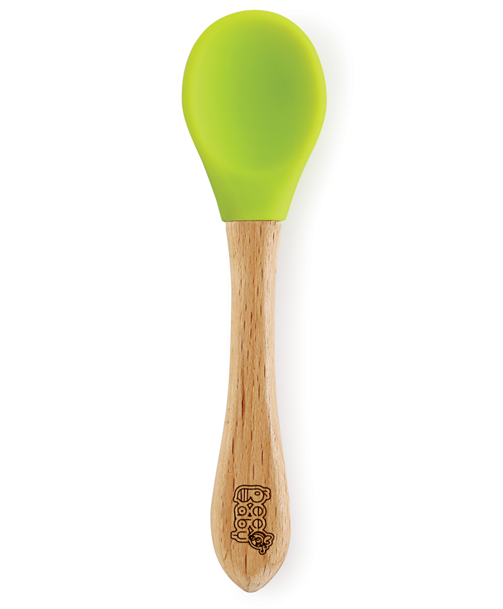 BeeBaby Nurture Bambu Silicone Baby Feeding Spoons. 100% BPA Free Silicone Tip Weaning Spoons for kids & toddlers. (6 months+, Green)-image-32