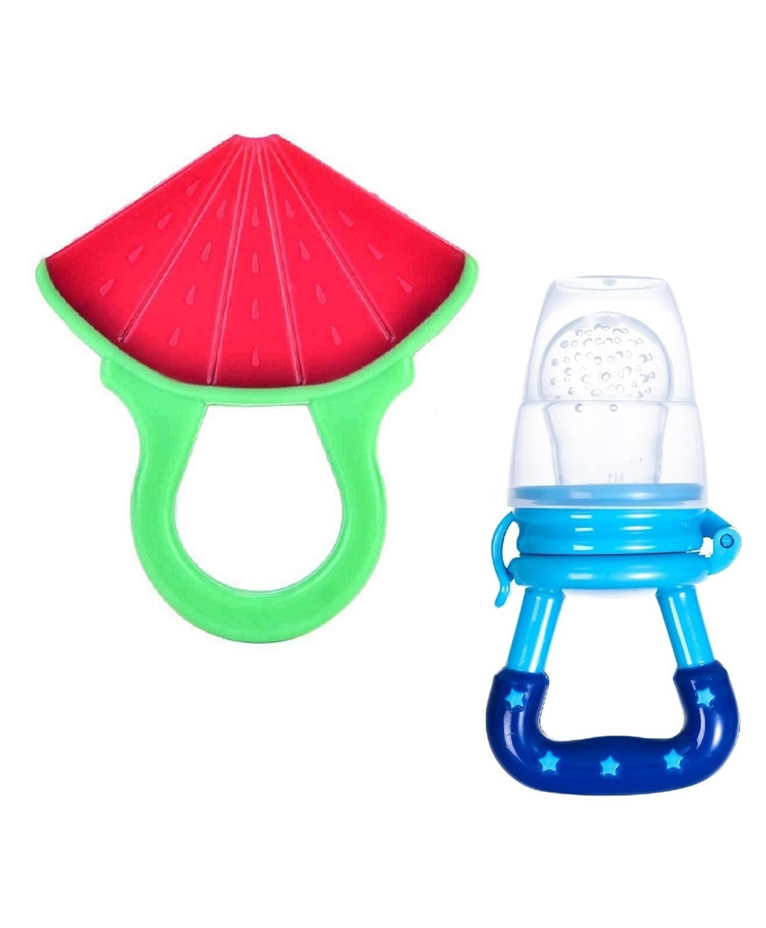 Enorme Silicone Watermelon Shape Red Teething Soft Teether with Silicone Fruit and Food Nibbler Pacifier for Babies-image-32
