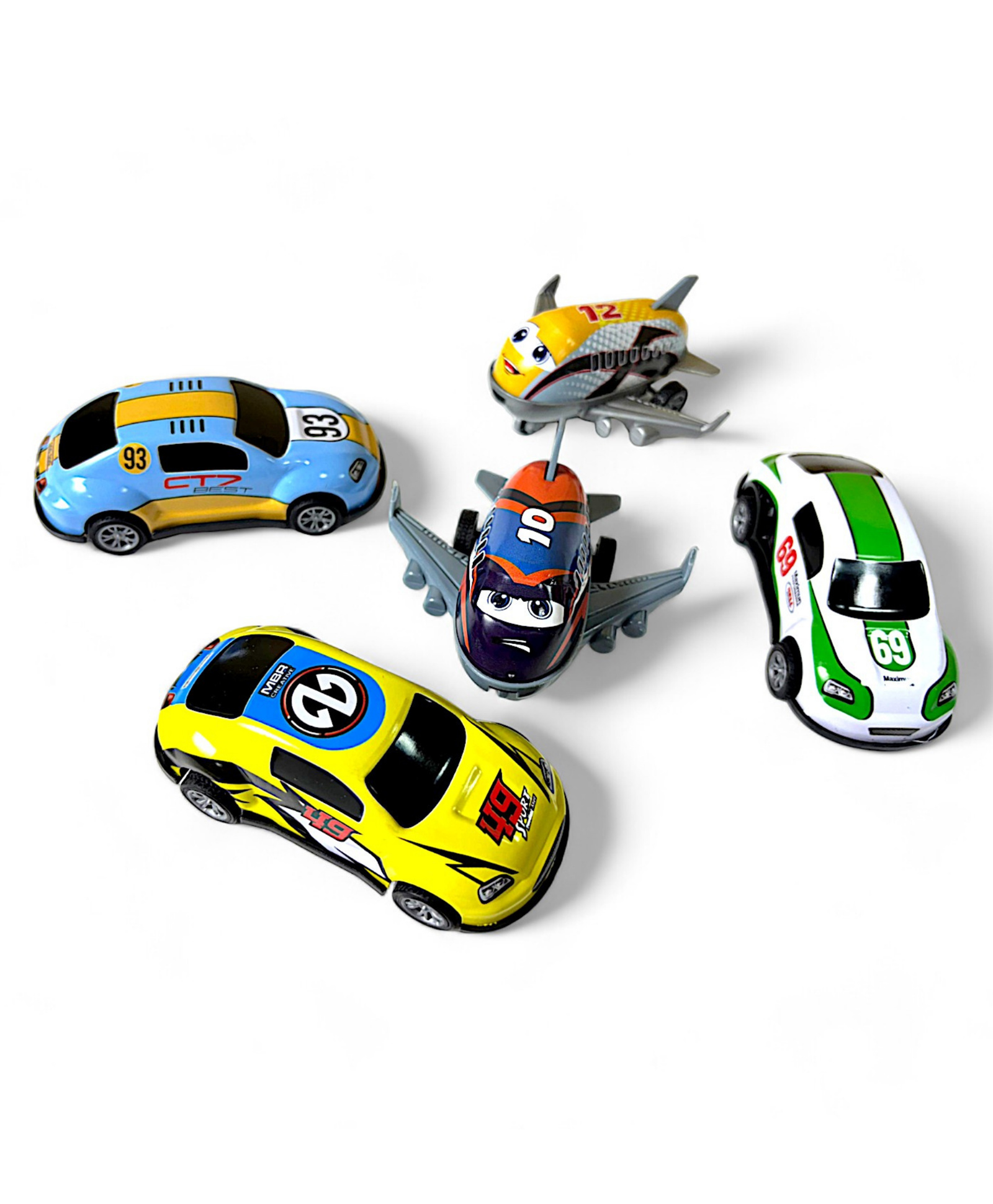 Planet of Toys Pull Back Light Alloy Iron Super Sports Car  High-Speed Action with LED Lights and Realistic Engine Sounds  Perfect for Kids and Collectors-image-47