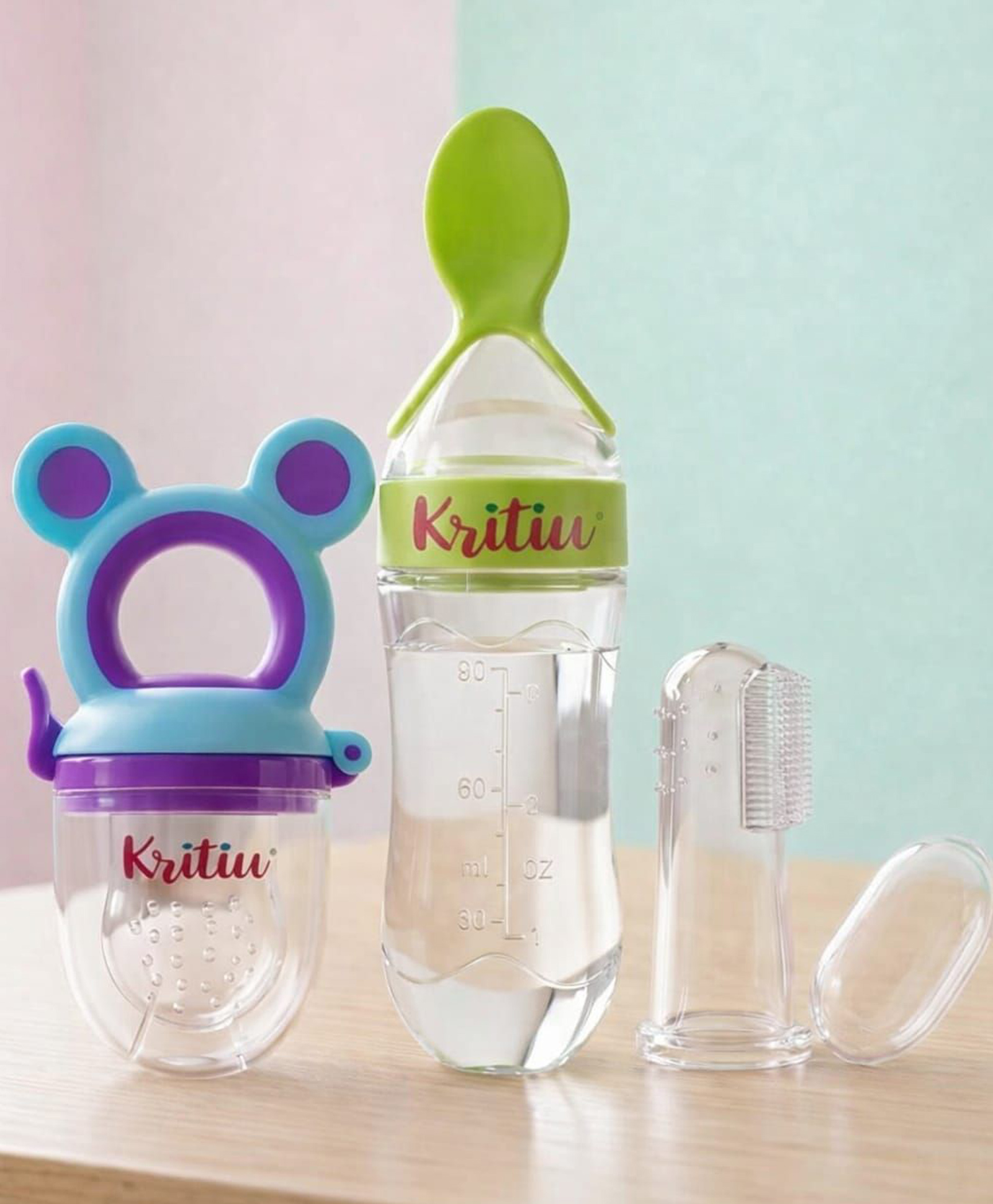 Kritiu Fruit And Food Nibbler, Feeder and Tongue Cleaner - Multicolor-image-25