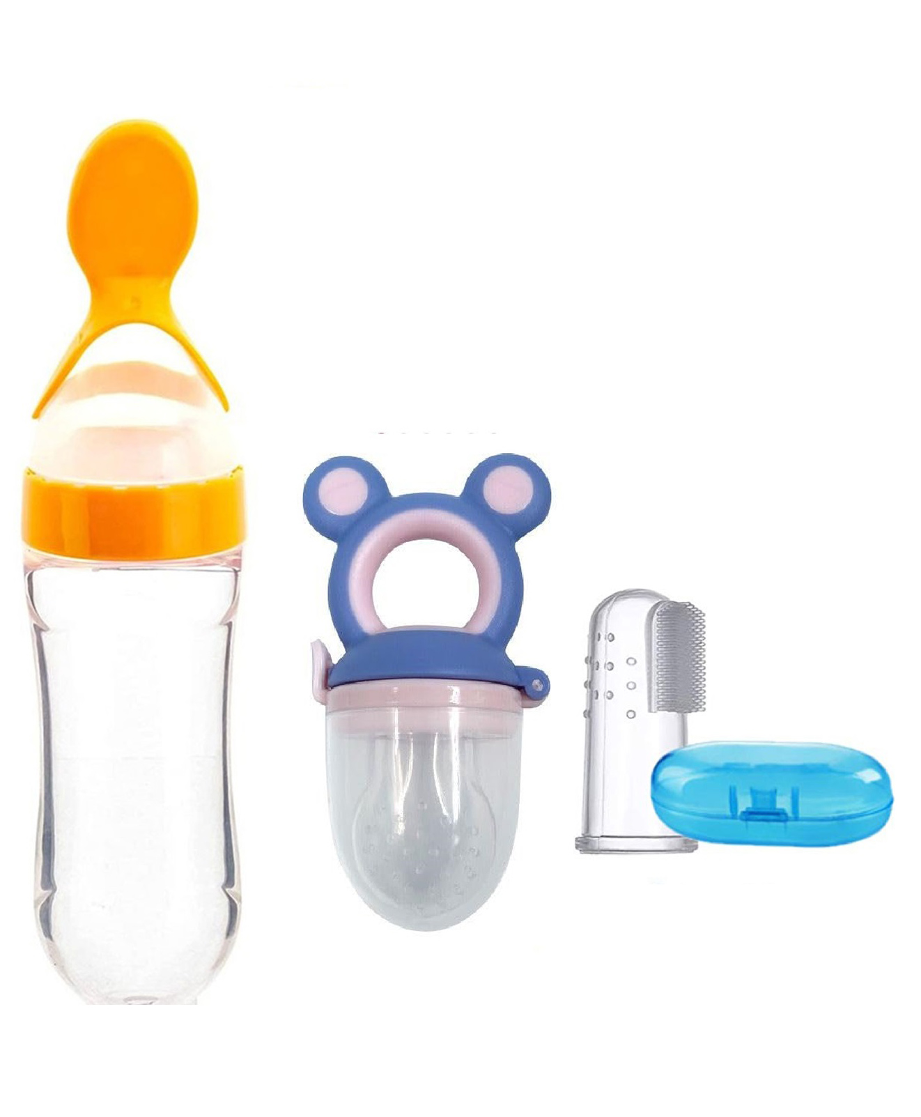 Kritiu Fruit And Food Nibbler, Feeder and Tongue Cleaner - Multicolor-picture-7
