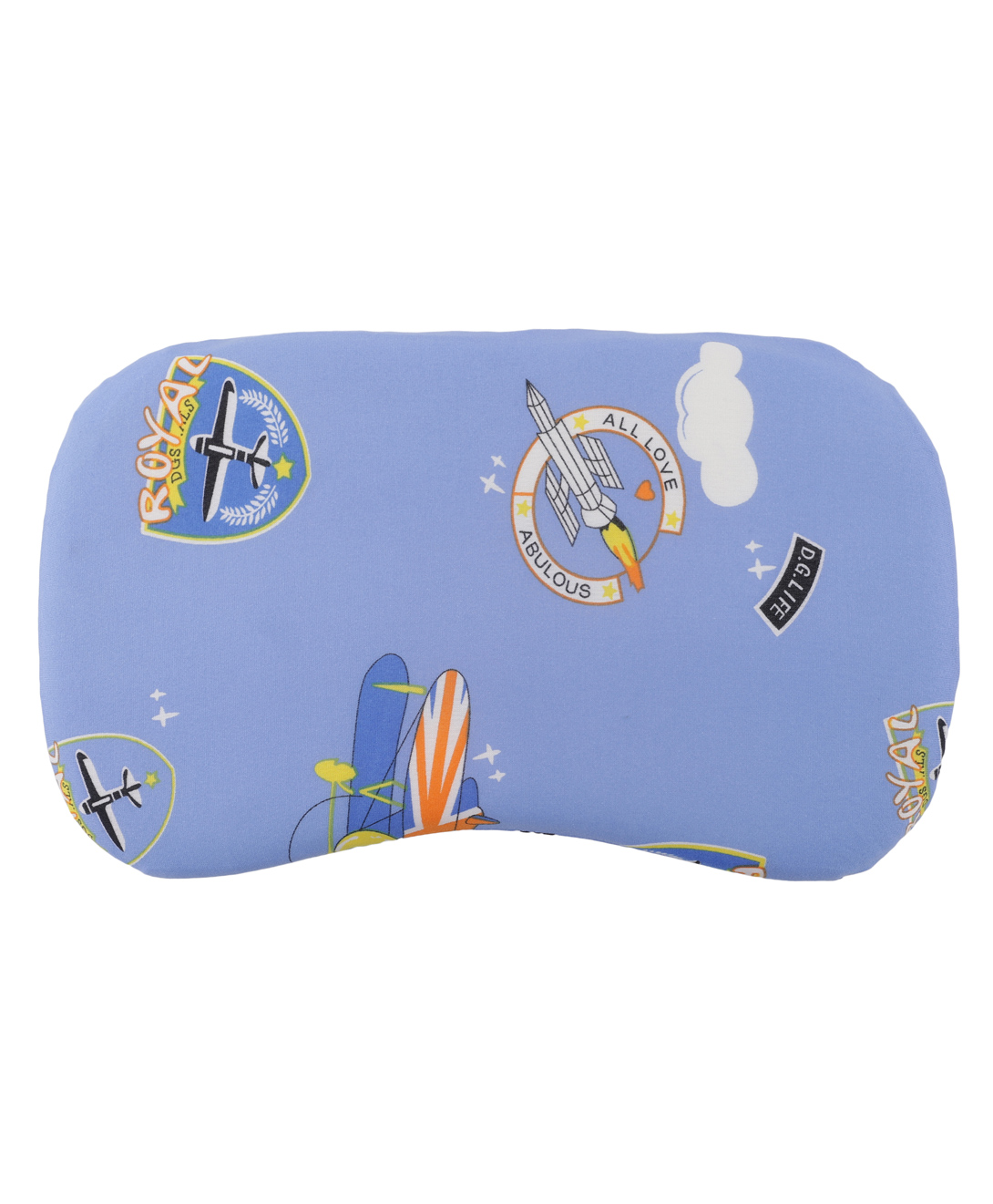 Passion Petals Plane Baby Pillow - Cotton Head Shaping Baby Pillows For New Born Baby (0m to 2Yr), Neck Support Pillow, Infants, Kids -Washable IIPrevent Flat Head- Blue-image-47
