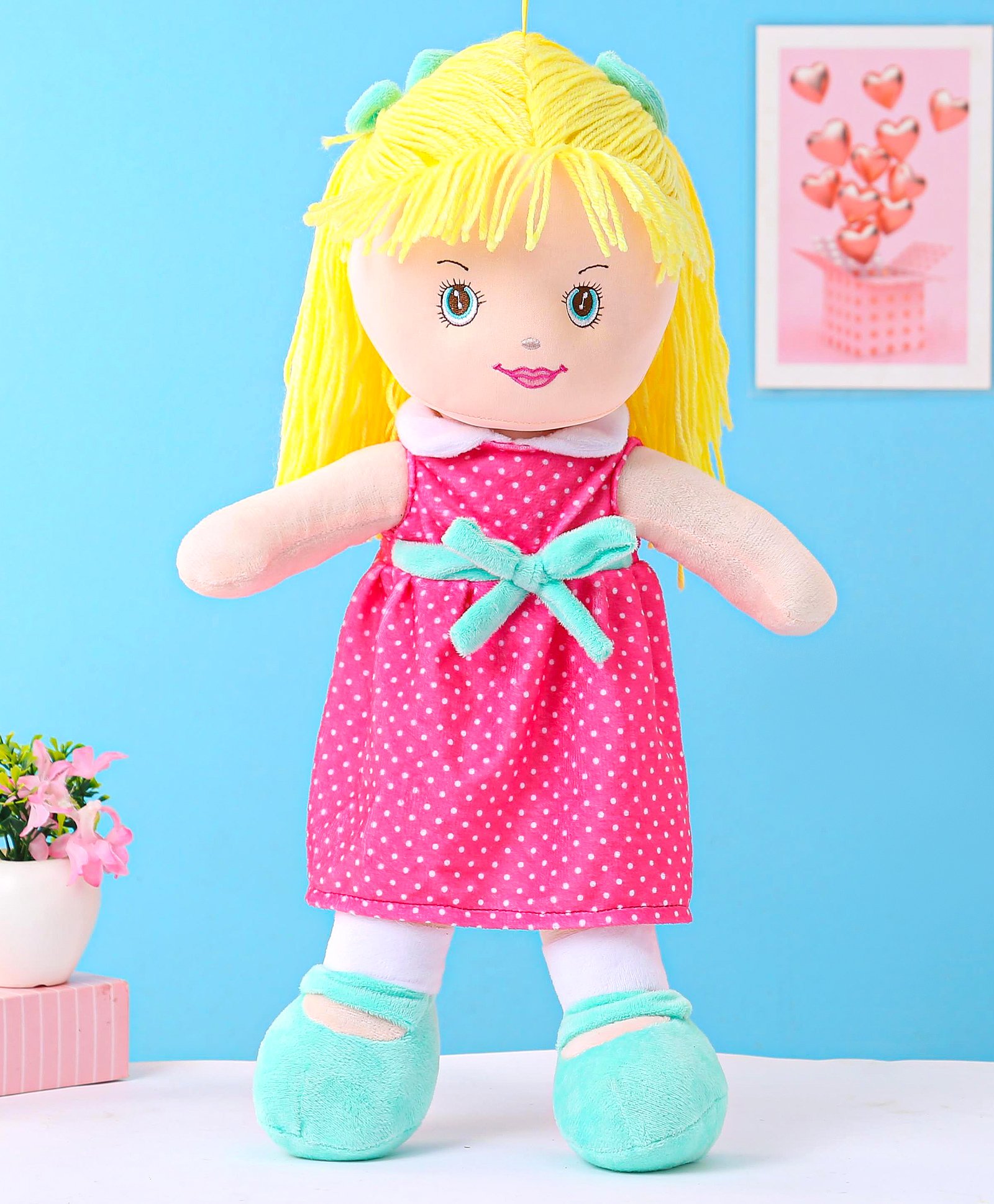 Gurliez Abigail Rag Doll Multicolor - Height 50 cm-picture-13