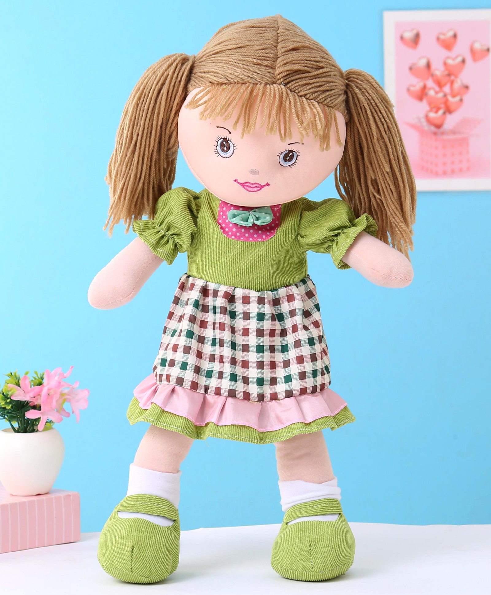 Gurliez Poppy Rag Doll Multicolor - Height 50 cm-image-46