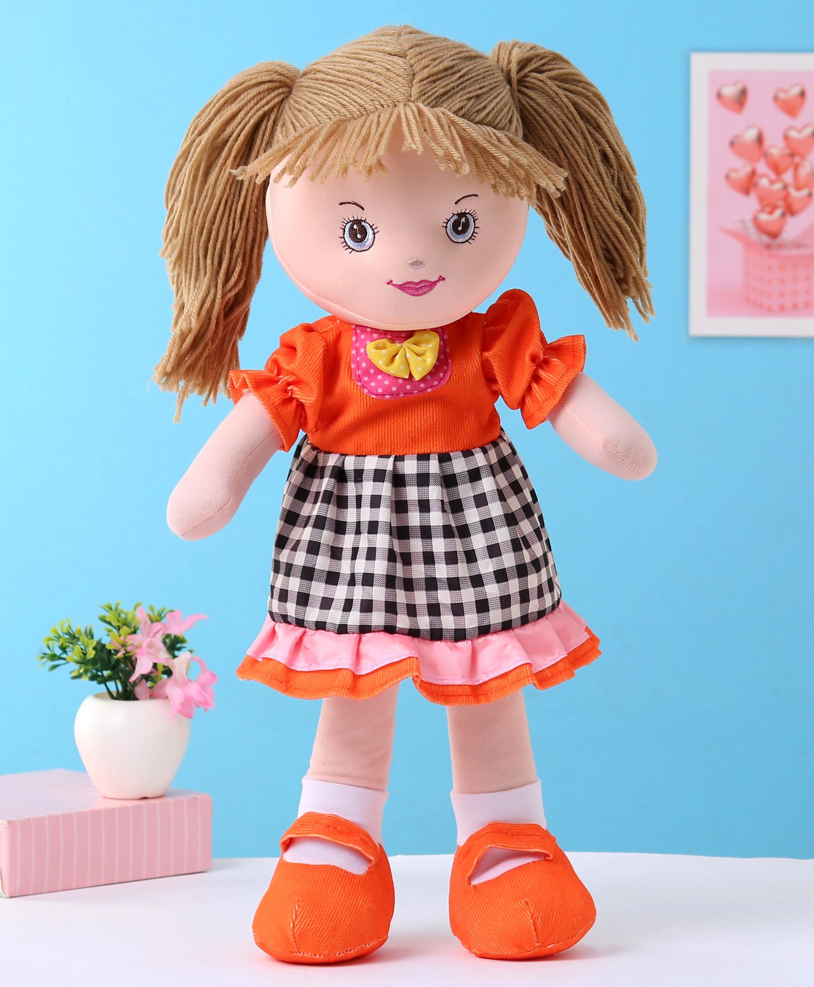Gurliez Raisin Rag Doll Multicolor - Height 50 cm-picture-11