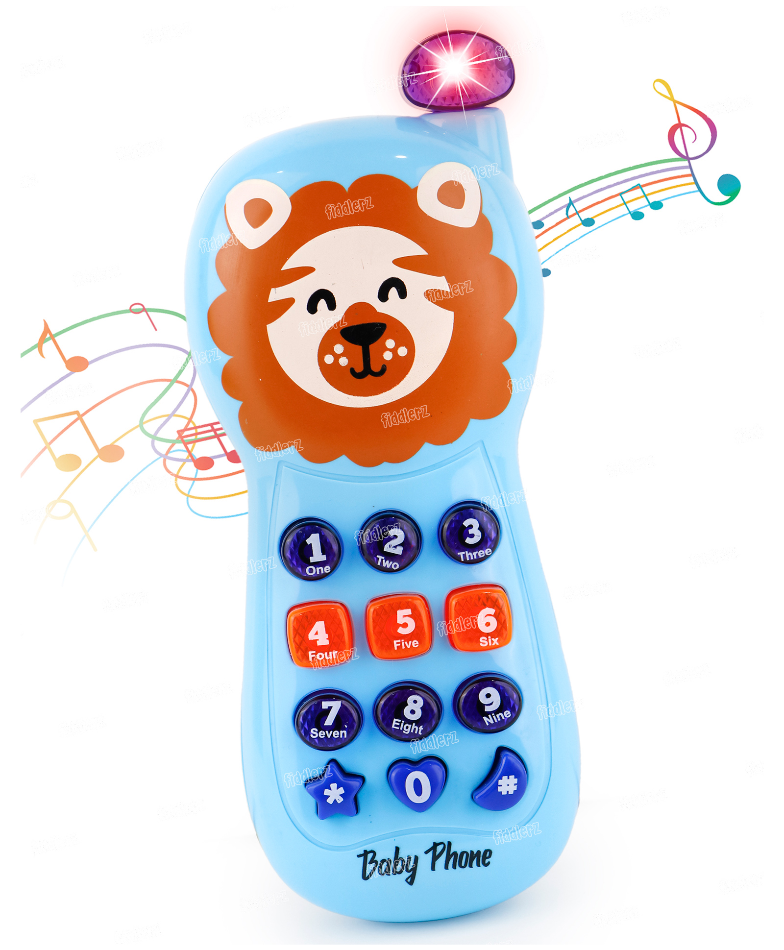 Fiddlerz Musical Toy Phone Mobile for Kids with Smart Light & Sound Birthday Gifts for Boys & Girls-image-47