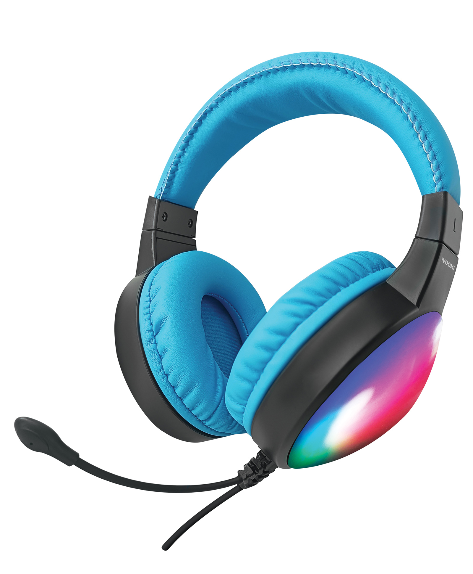 iVoomi Storm Gaming Headset with RGB Lights, 50 mm Drivers.-image-3