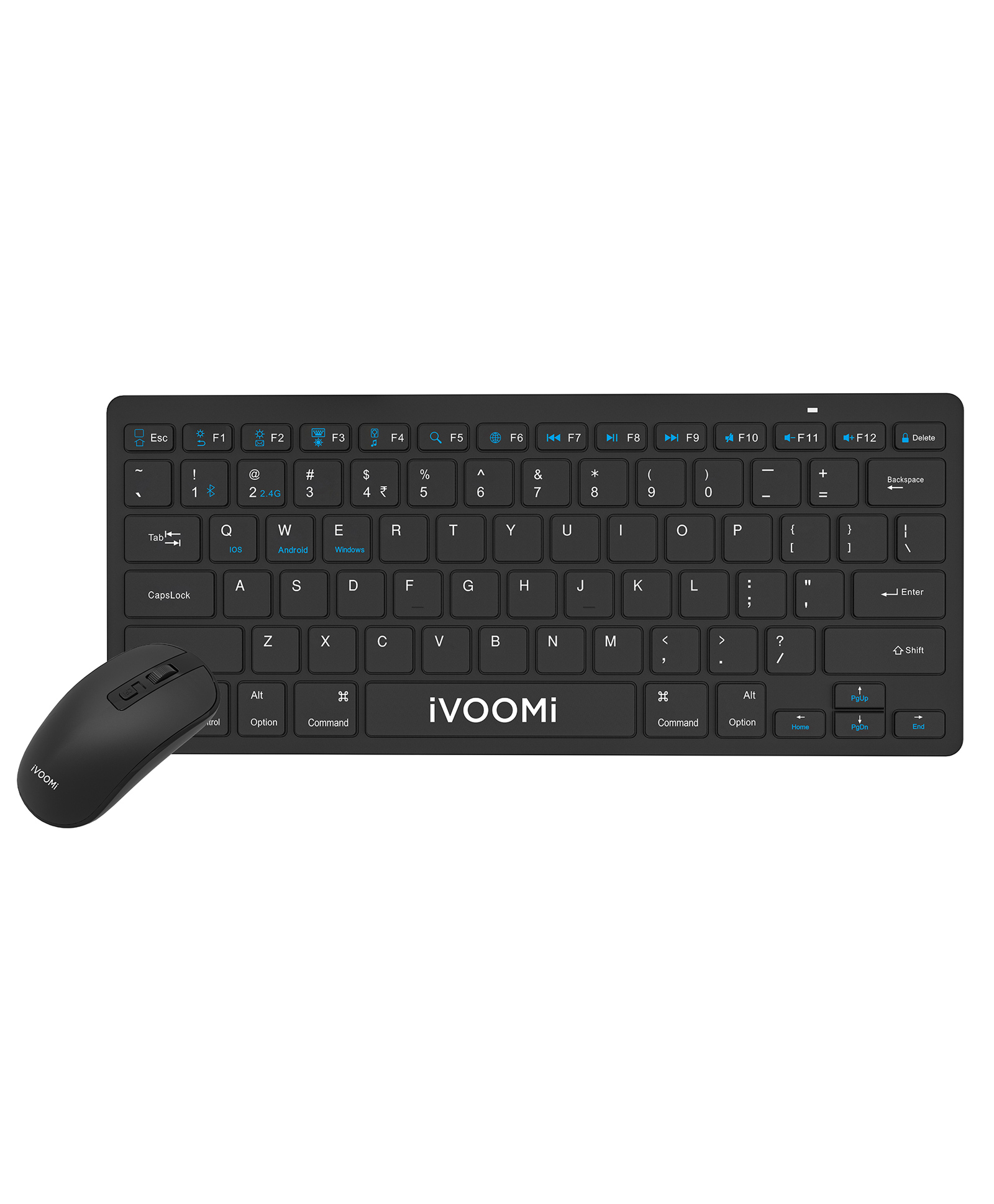 iVoomi Zoox Wireless Keyboard and Mouse Combo Black-image-49