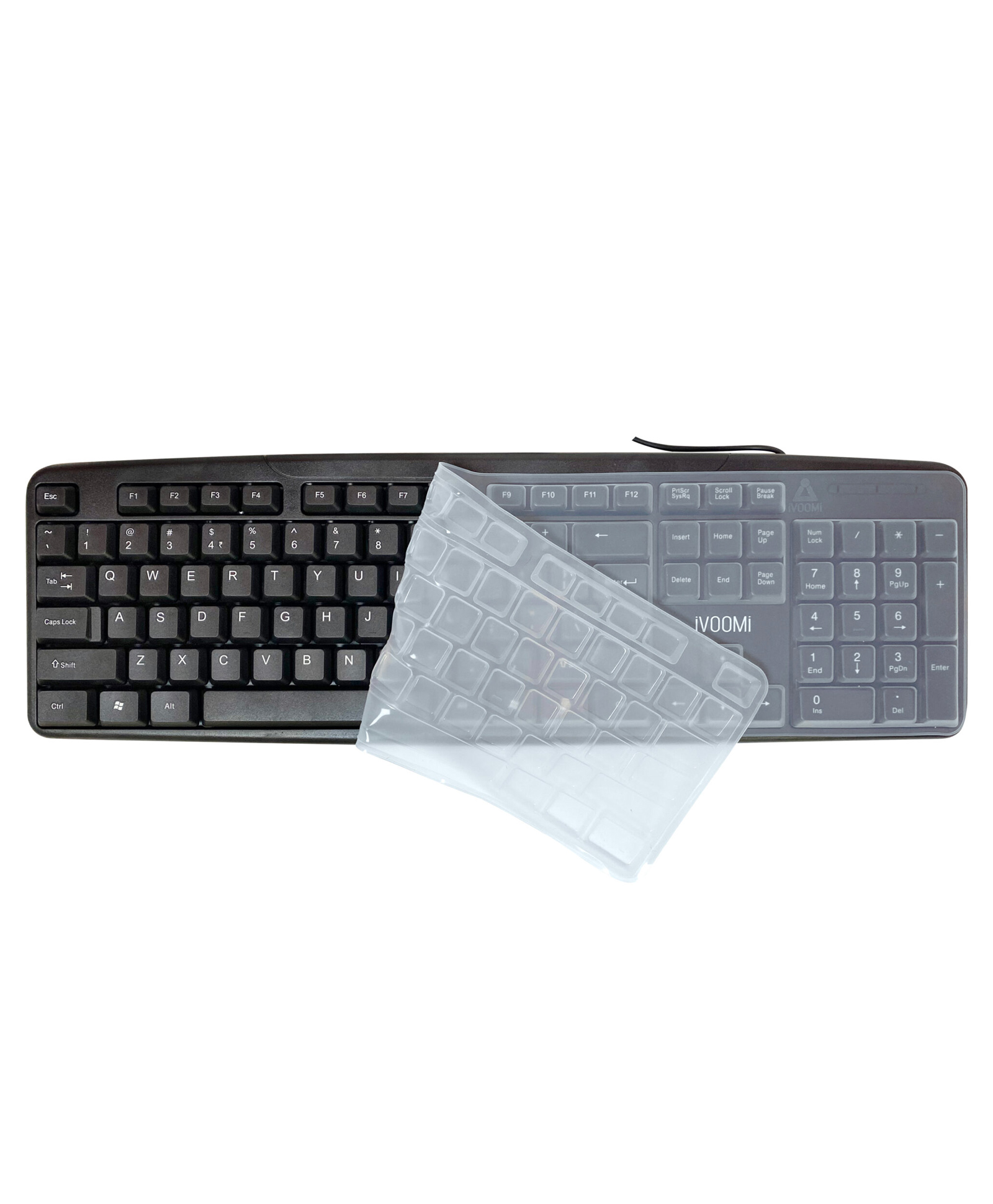 iVoomi Hero with Skin Wired USB Desktop Keyboard  (Black)-picture-21