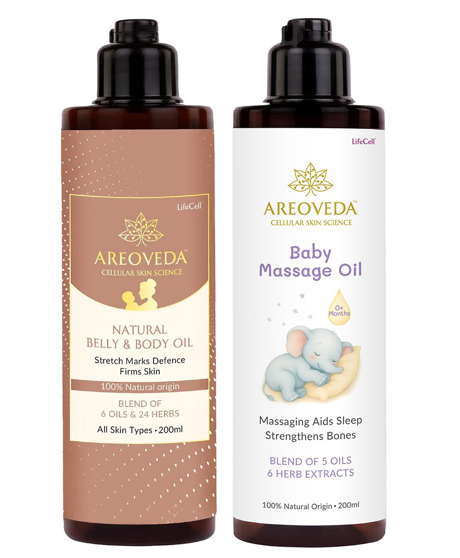 AreoVeda- Mom & Baby  Oil Combo