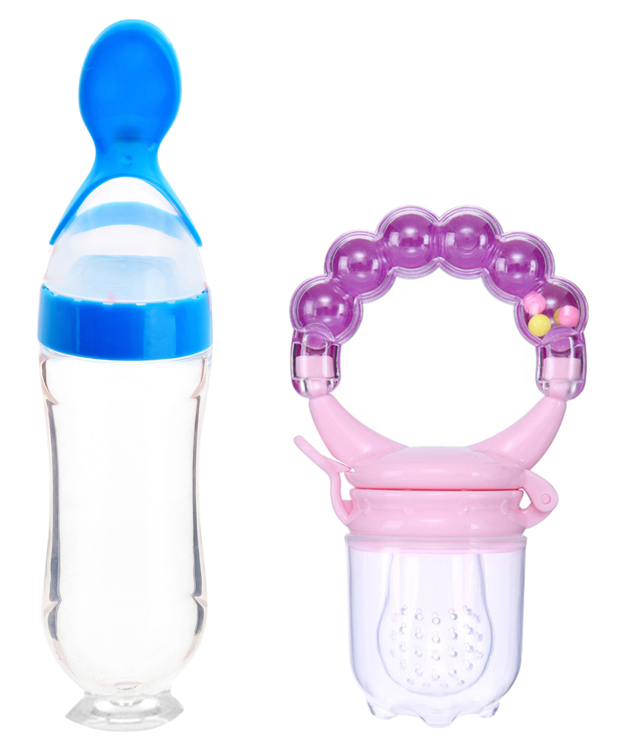 Fantasy India Fruit And Food Rattle Nibbler & Feeder - Blue-image-47