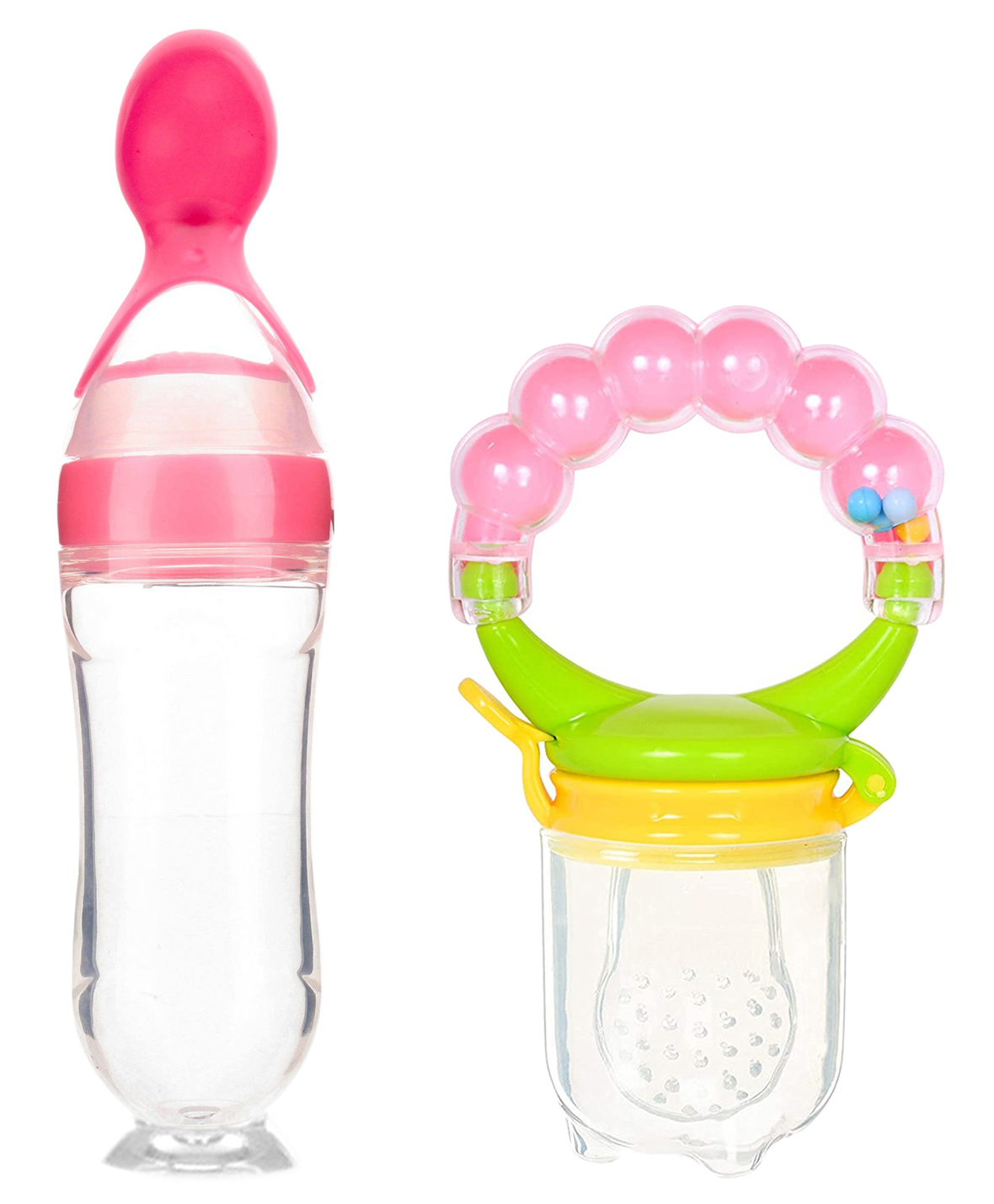 Fantasy India Fruit And Food Rattle Nibbler & Feeder - Pink-image-10
