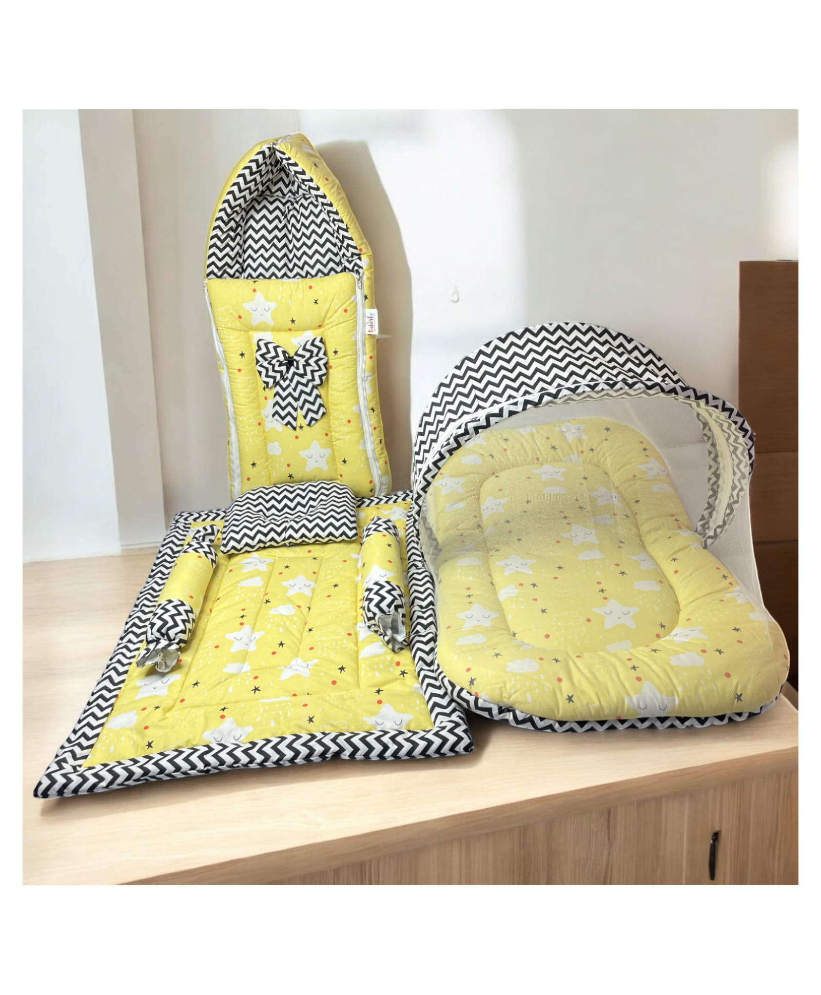 Fabrify Baby Bedding Set Combo pack of 3 - Yellow-image-39
