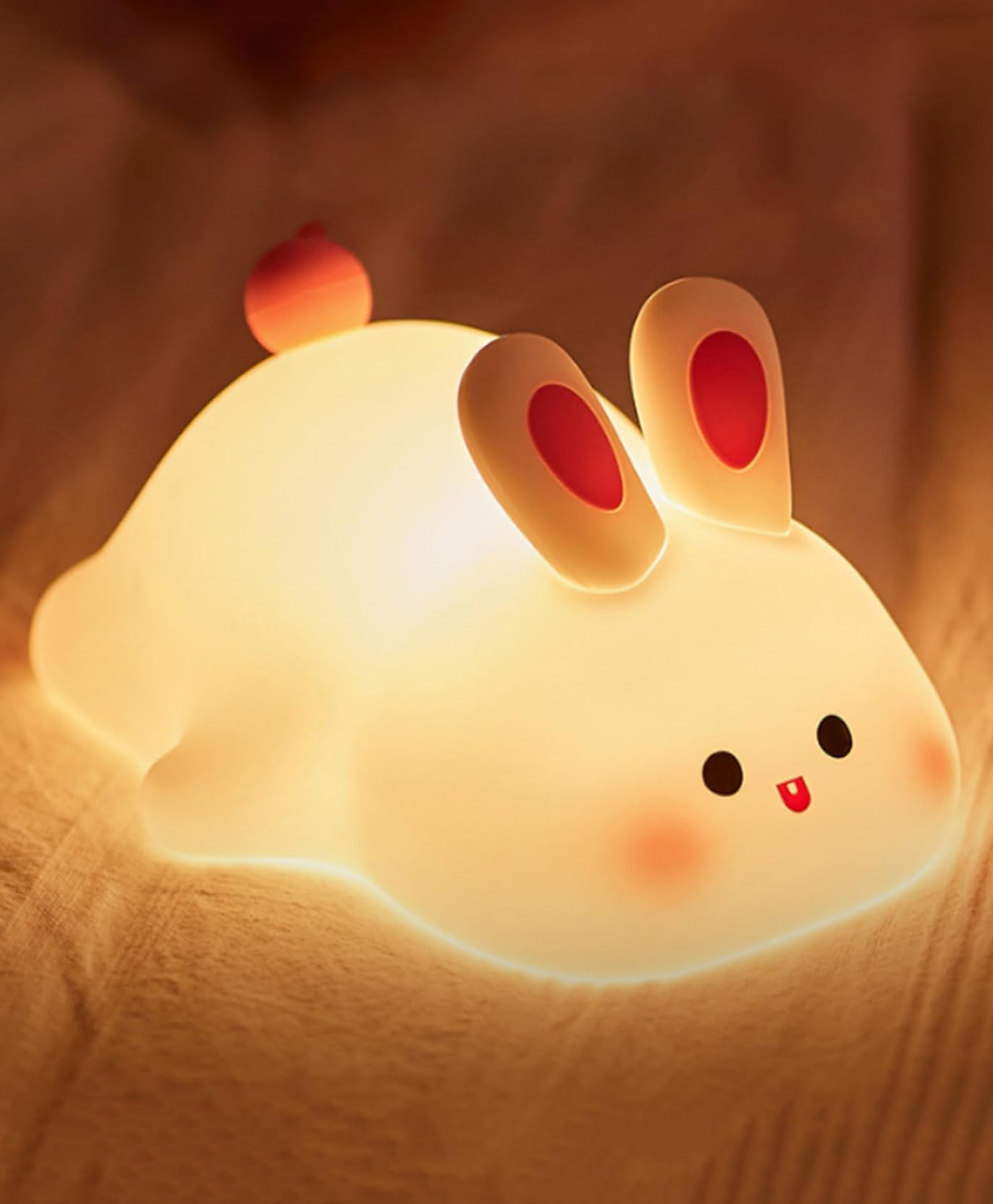 Bunie Squishy Rabbit LED Night Lamp for Kids-picture-17