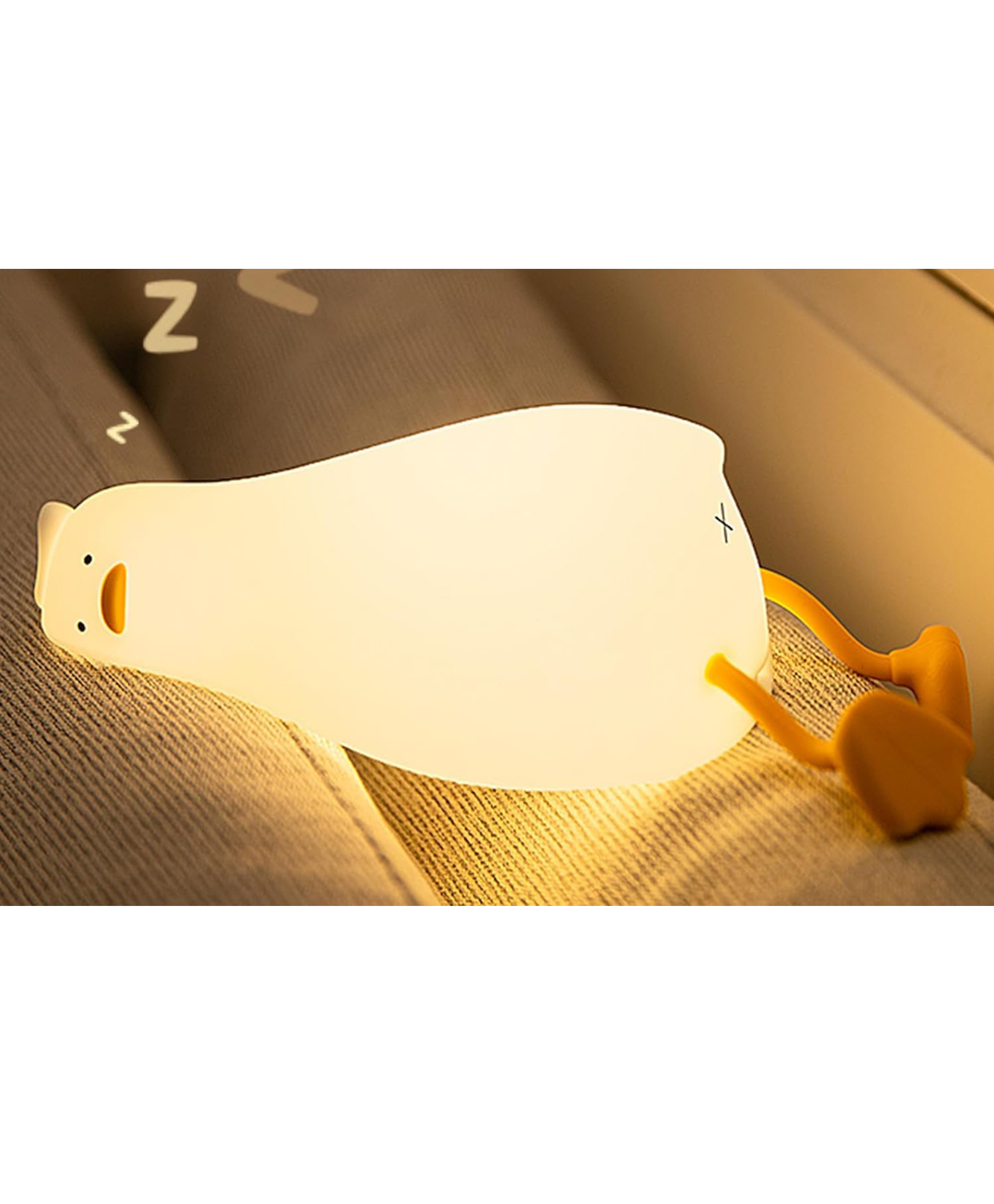 Bunie Squishy Duck LED Night Lamp for Kids-picture-16
