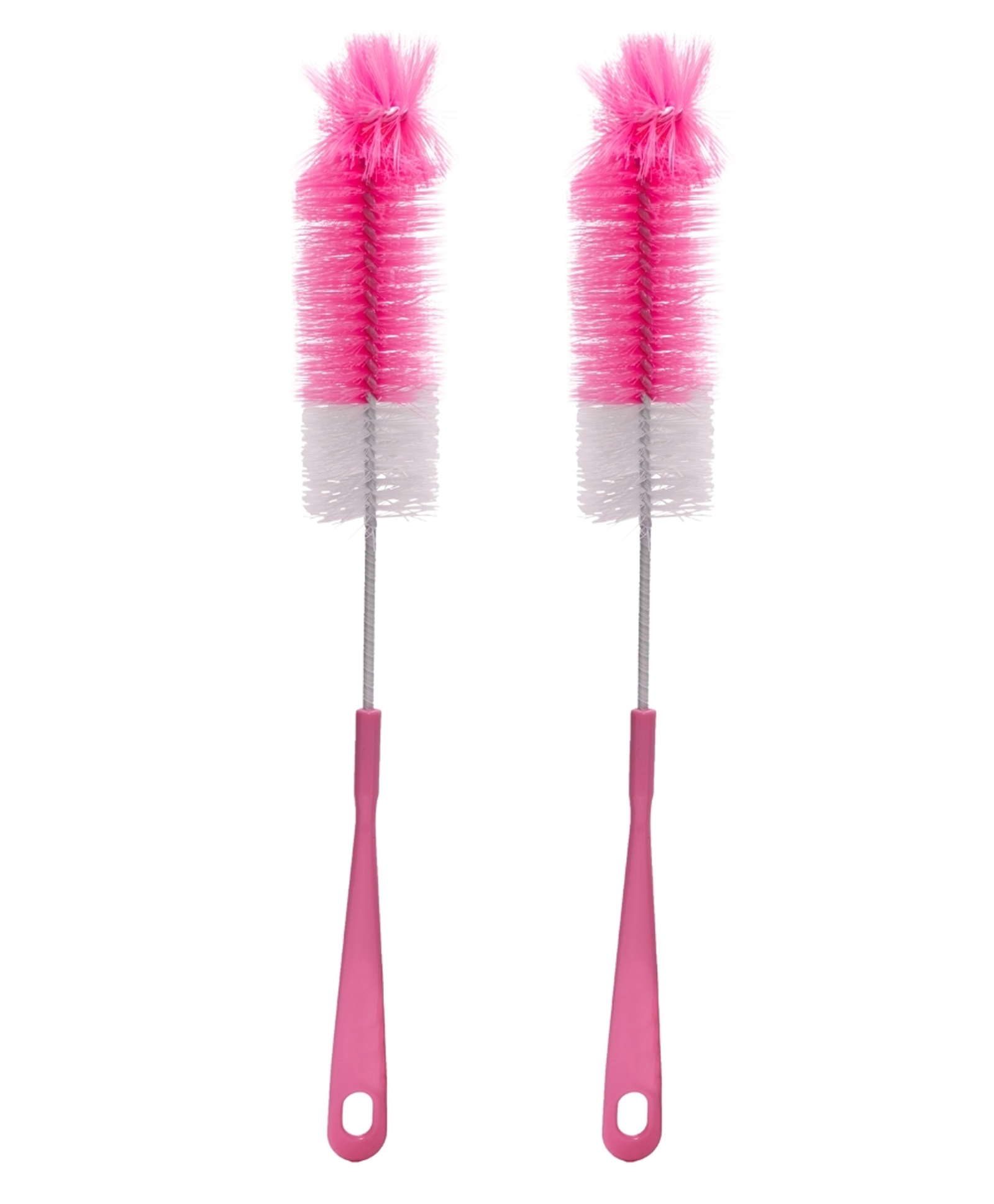 Adore Duece Long Handled Nylon Baby Bottle Cleaning Brush Kit Pack of 2- Pink-picture-22