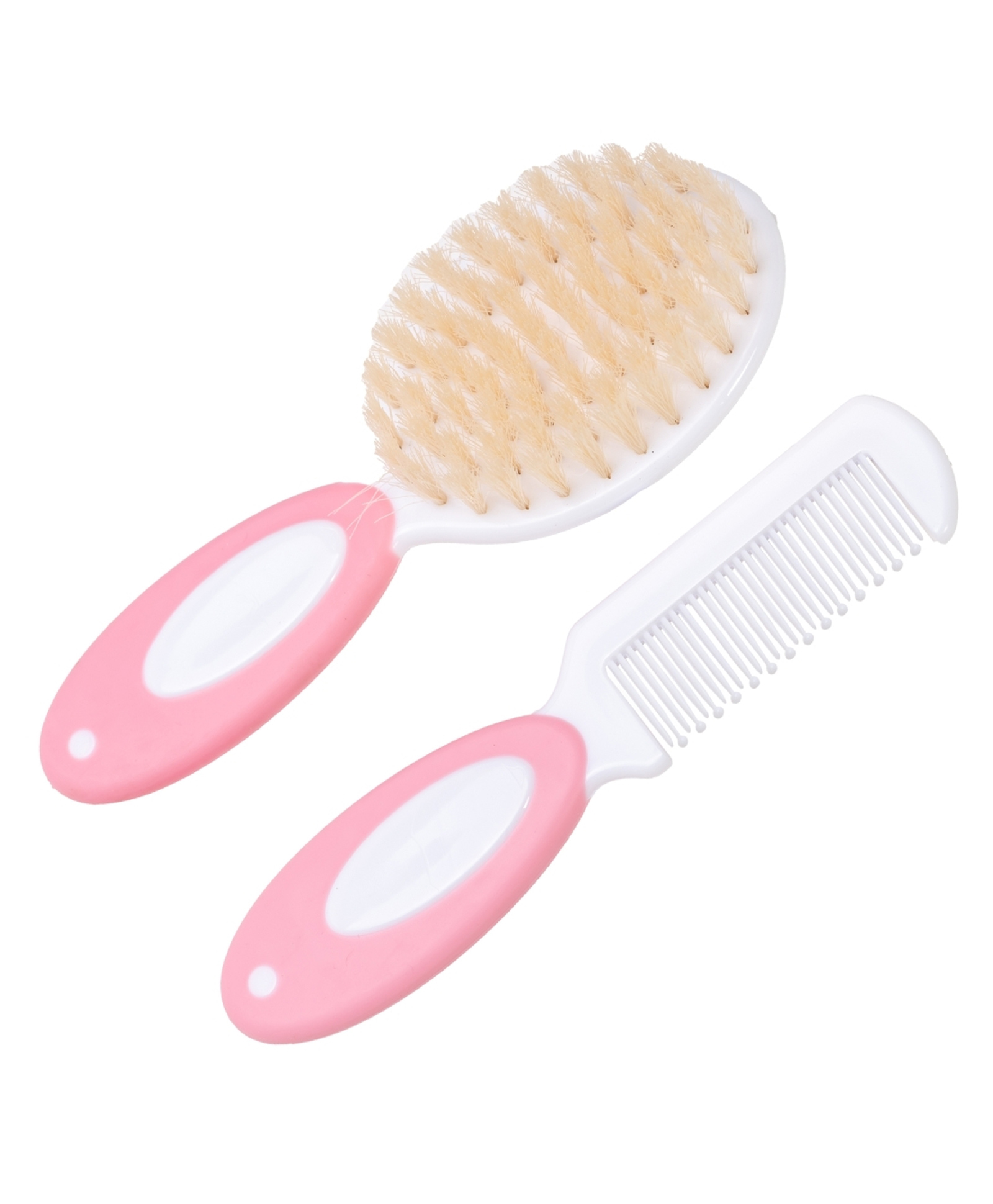 Adore NATURO The Natural Soft Bristle Baby Brush & Comb Set- Pink-image-14