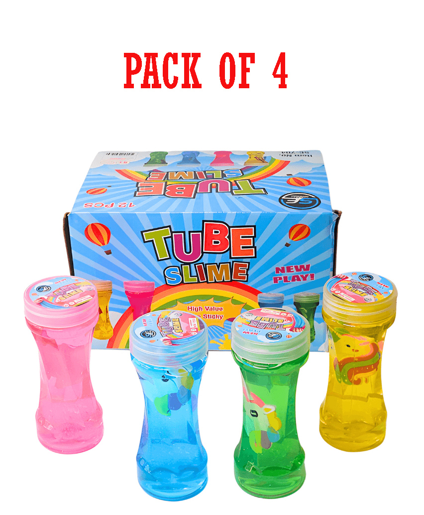 DOMENICO Slime Kit for Girls Boys, Slime Party Favors for Kids, Pretty Stretchy & Non-Sticky Slime Pack, Bottle Slime for Kids Stuffers(Pack 4)-image-33