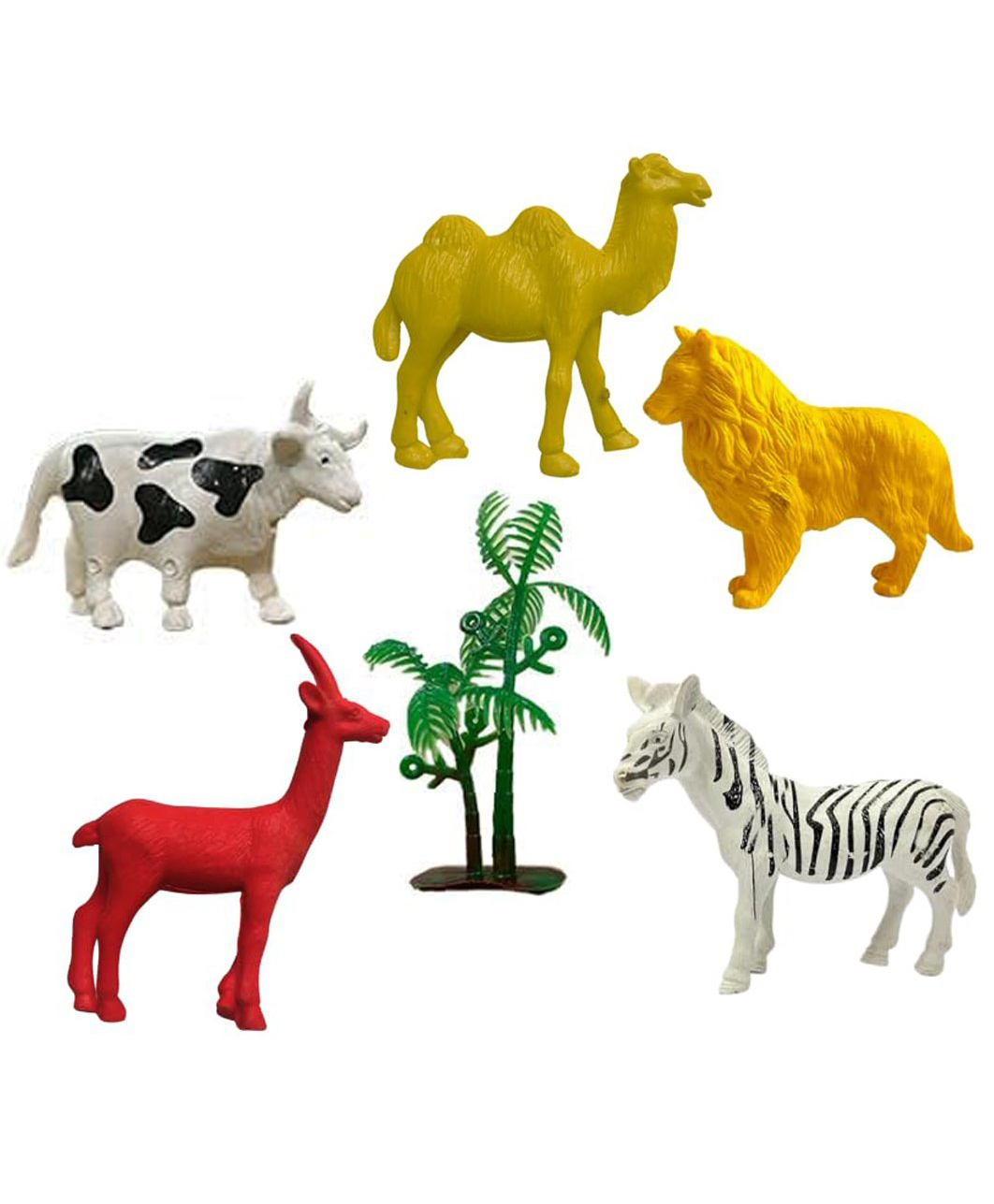Domenico Safari Animal Toys Figures, 5 PCS Realistic Wild Jungle Animals Figurines Zoo Animal Playset | Learning Toys for Kids Toddlers Boys Girls-picture-10