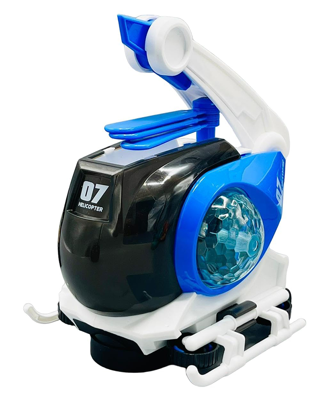 Urbane Chic  07 Kid's Electric Helicopter 360° Rotating Drive, Musical Helicopter Toy for Kids Universal Wheel Lights & Sound Toy Bump and Go Toy, and Foldable for All Kids-Multicolor( Color May Vary)-picture-10