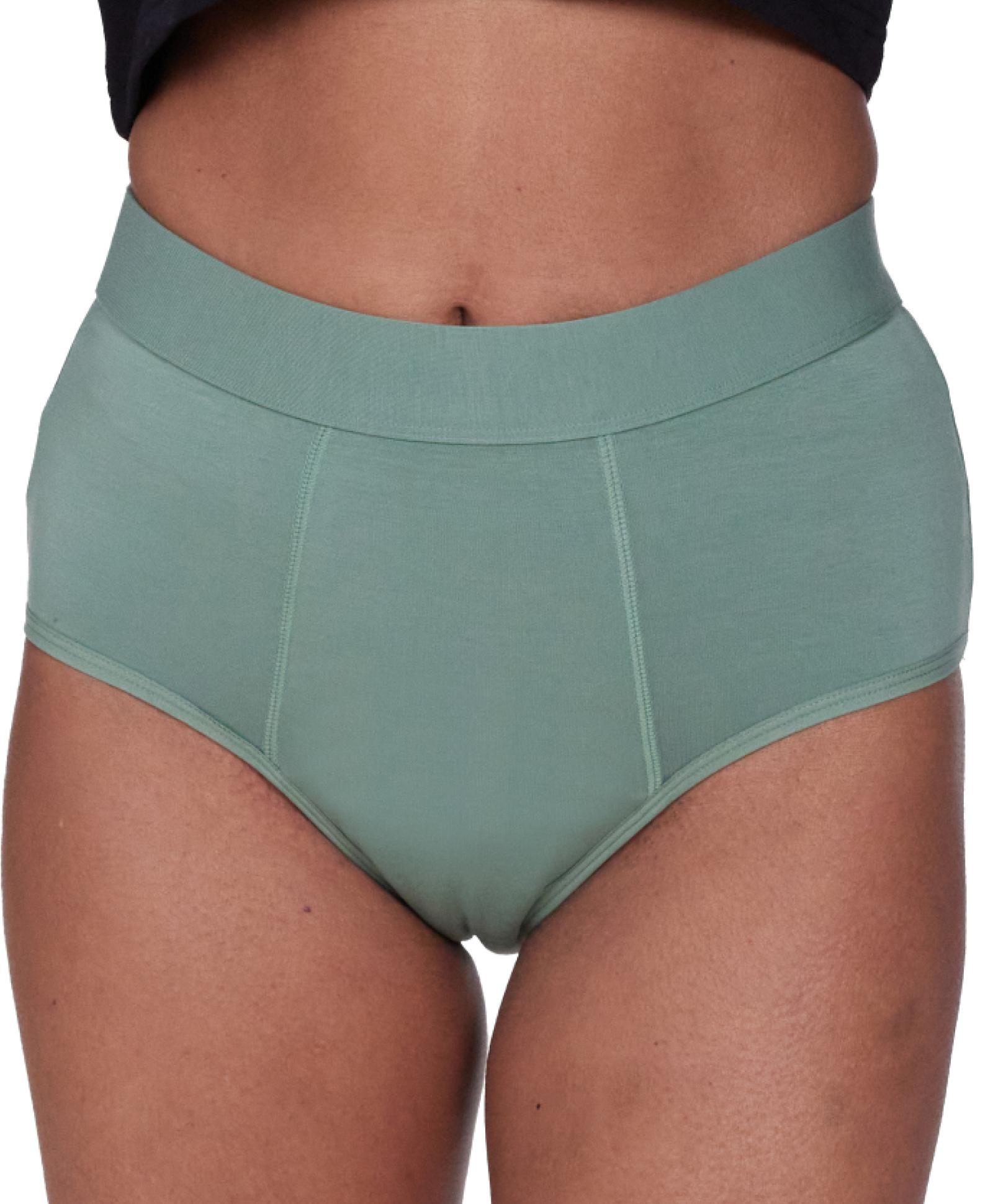 BeMe Hiphugger Solid Reusable Leak-Proof Period Panty - Mint-picture-14