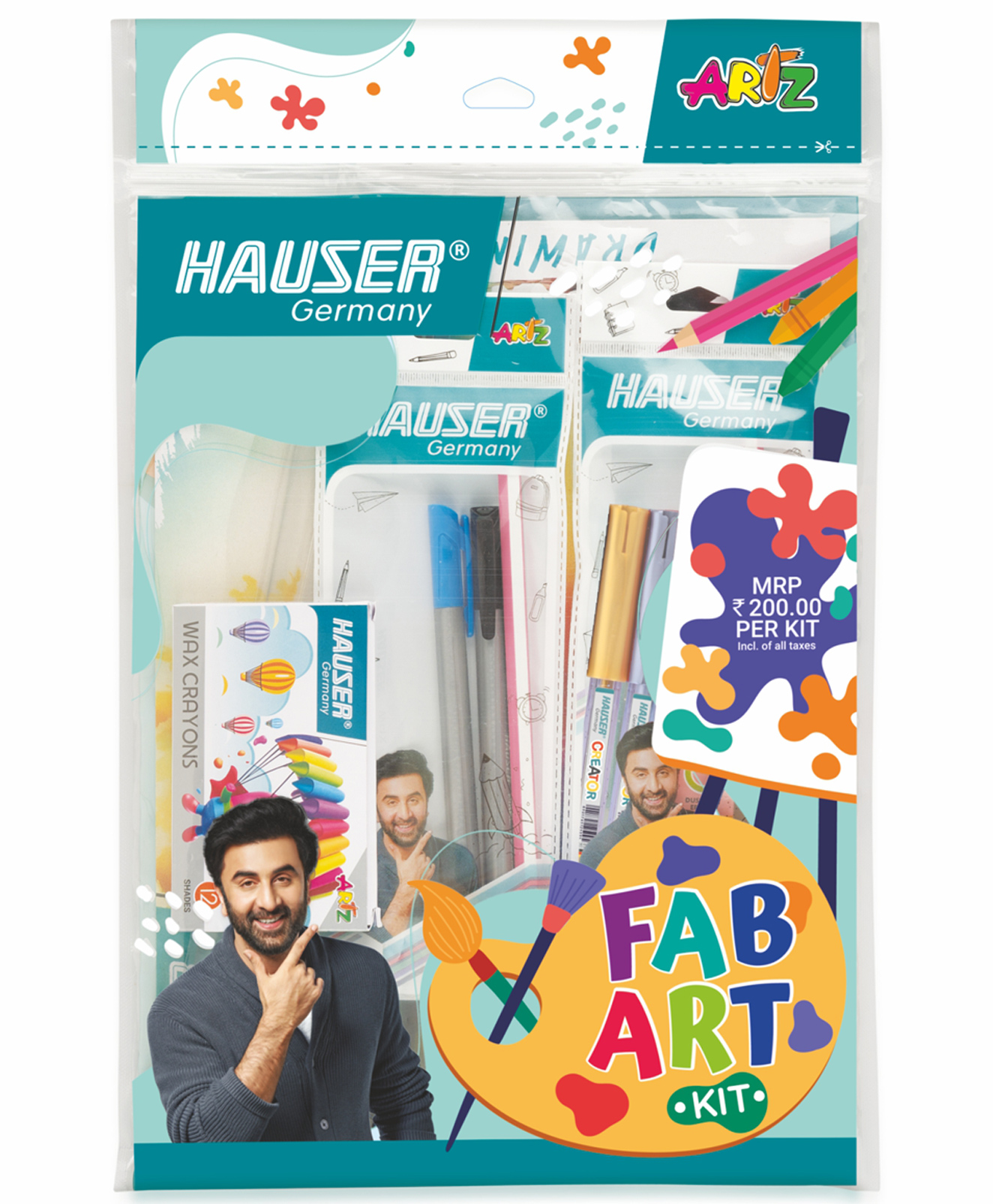 Flair Hauser Fab Art Kit 14 Pieces - Multicolour-picture-34