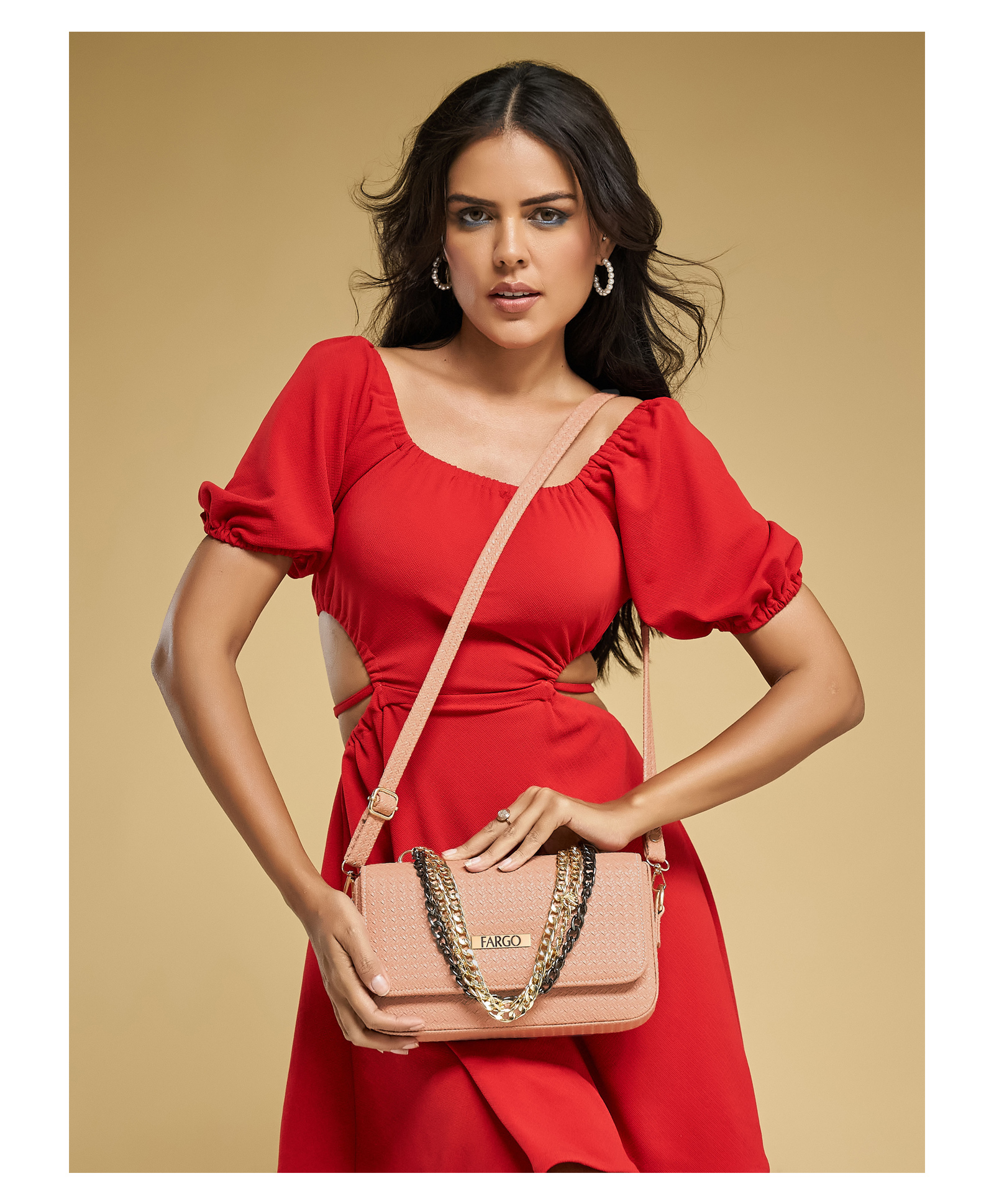 Fargo Pink Sling Bag Women Sling Bag 2 L-image-5