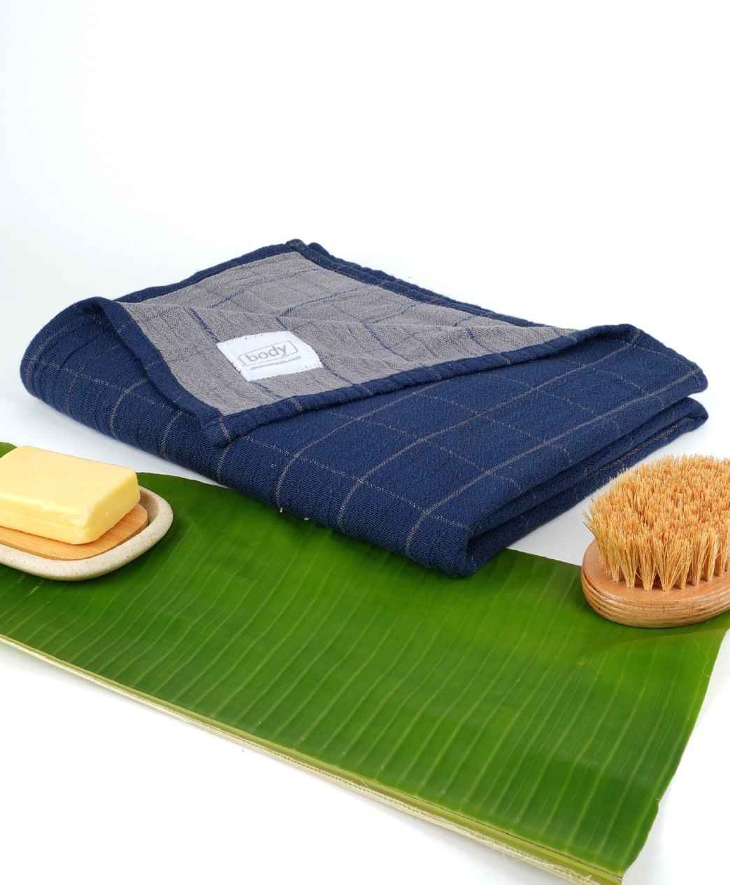Doctor Towels Banana Double Cloth Bath Towel - French Blue-image-42