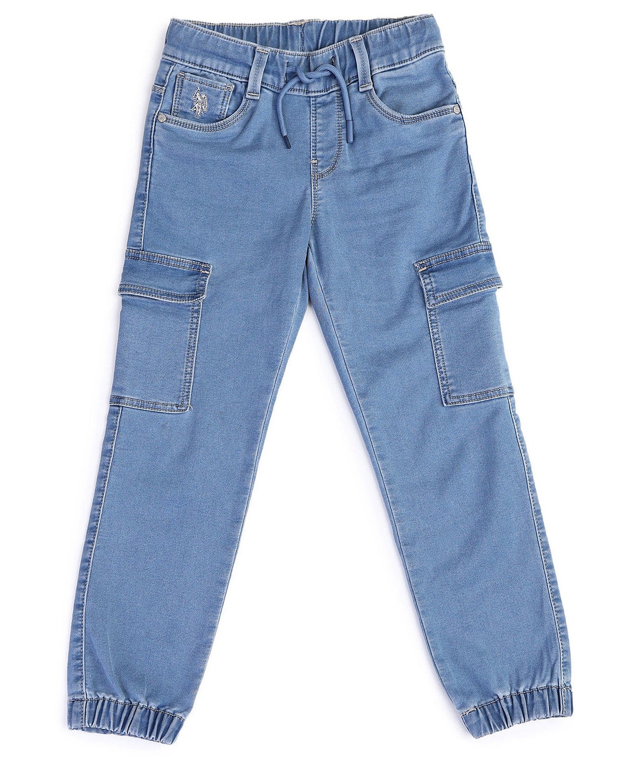 US Polo Assn Full Length Solid Denim Jeans - Blue-image-11
