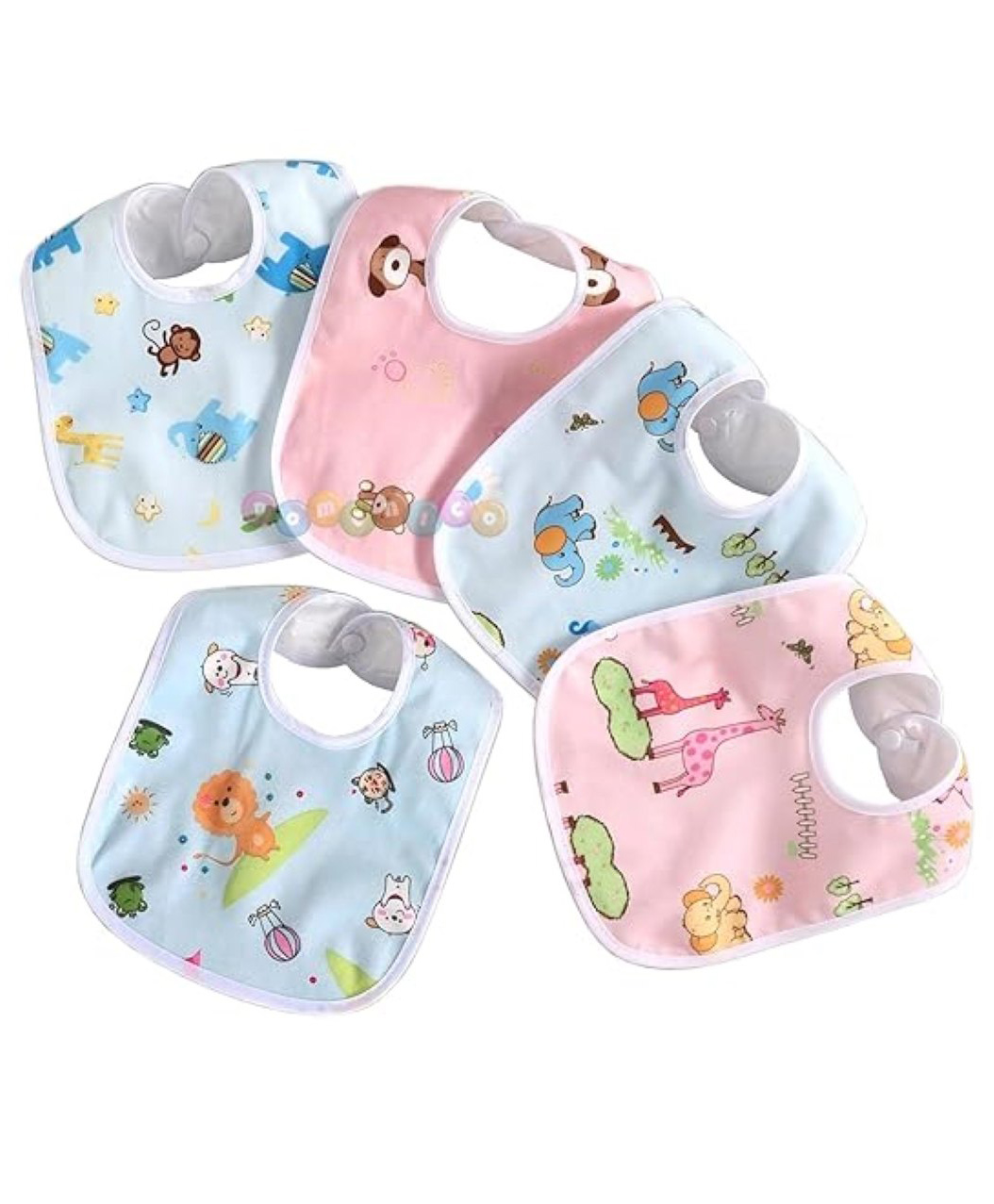 Domenico Tie Knot Closure Bib Pack of 5 - Multicolor-picture-23
