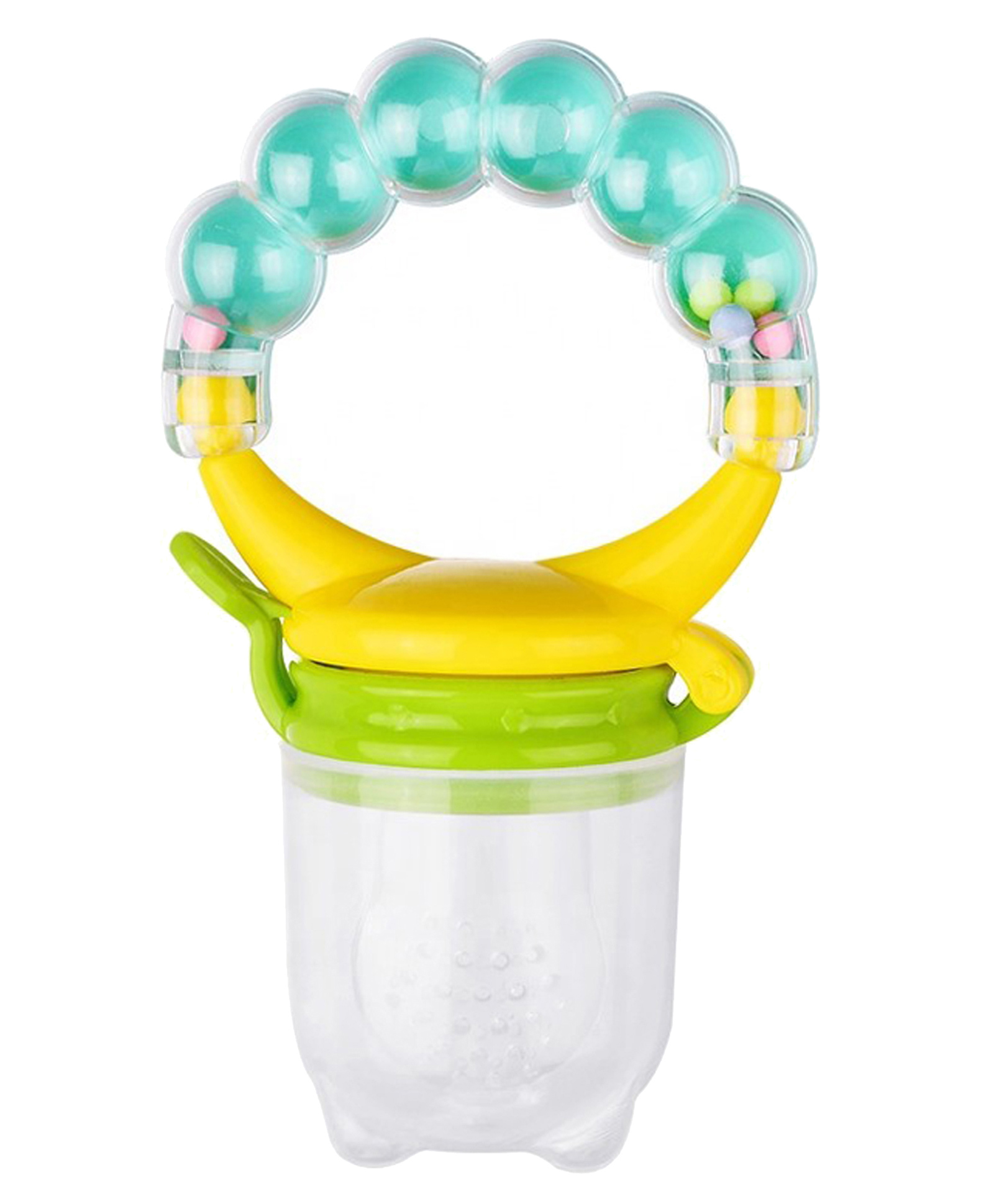 Domenico World Baby Love Rattle Silicone Food & Fruit Nibbler - Green-picture-11