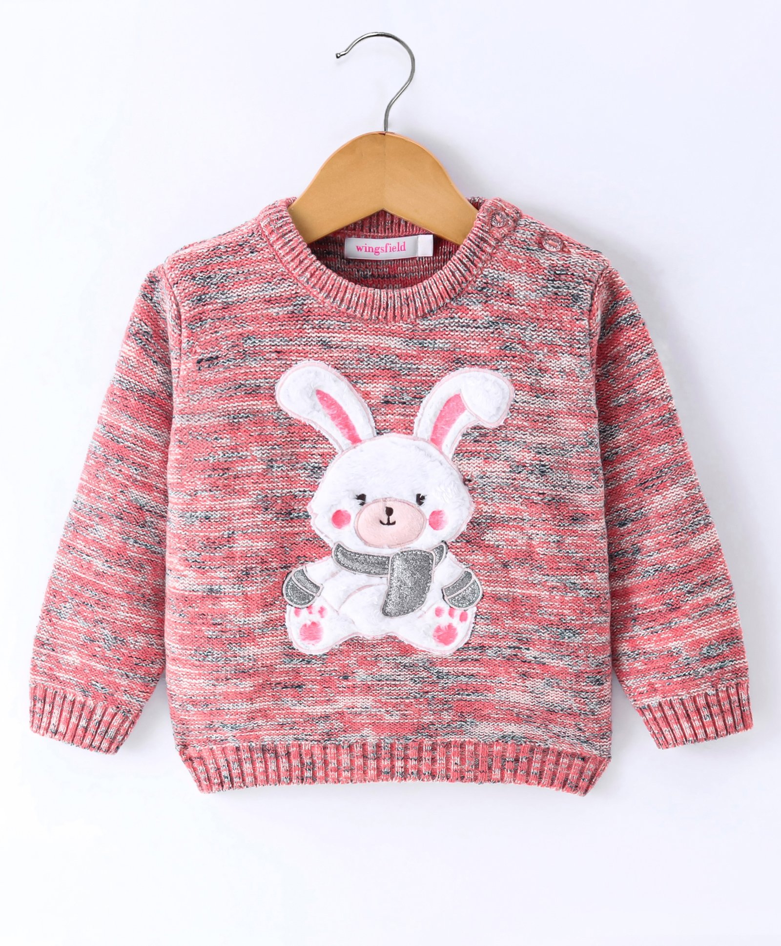 Wingsfield Full Sleeves Animal Embroidered Sweater - Multi Colour-image-29